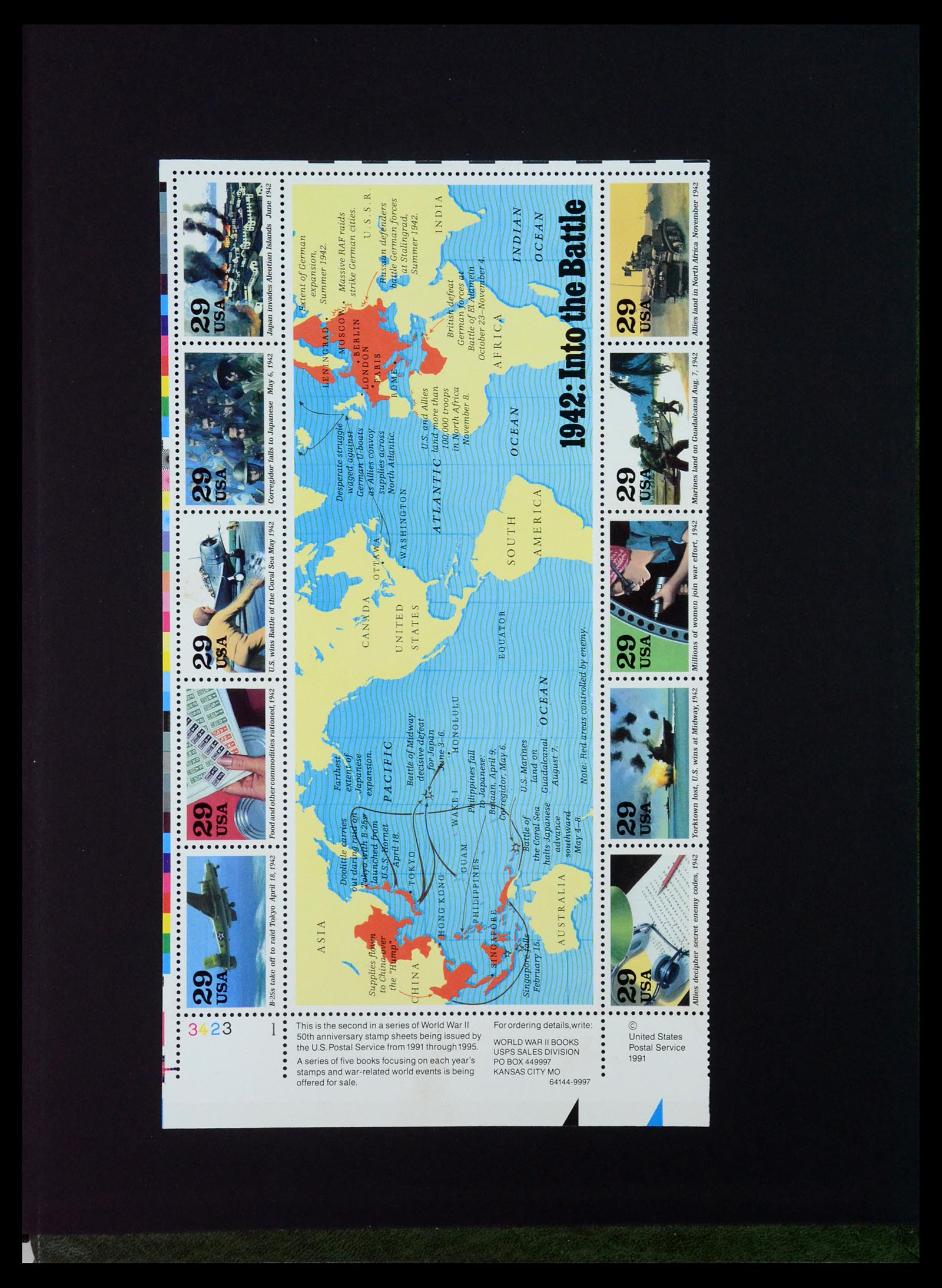 35152 033 - Stamp Collection 35152 USA precancels.