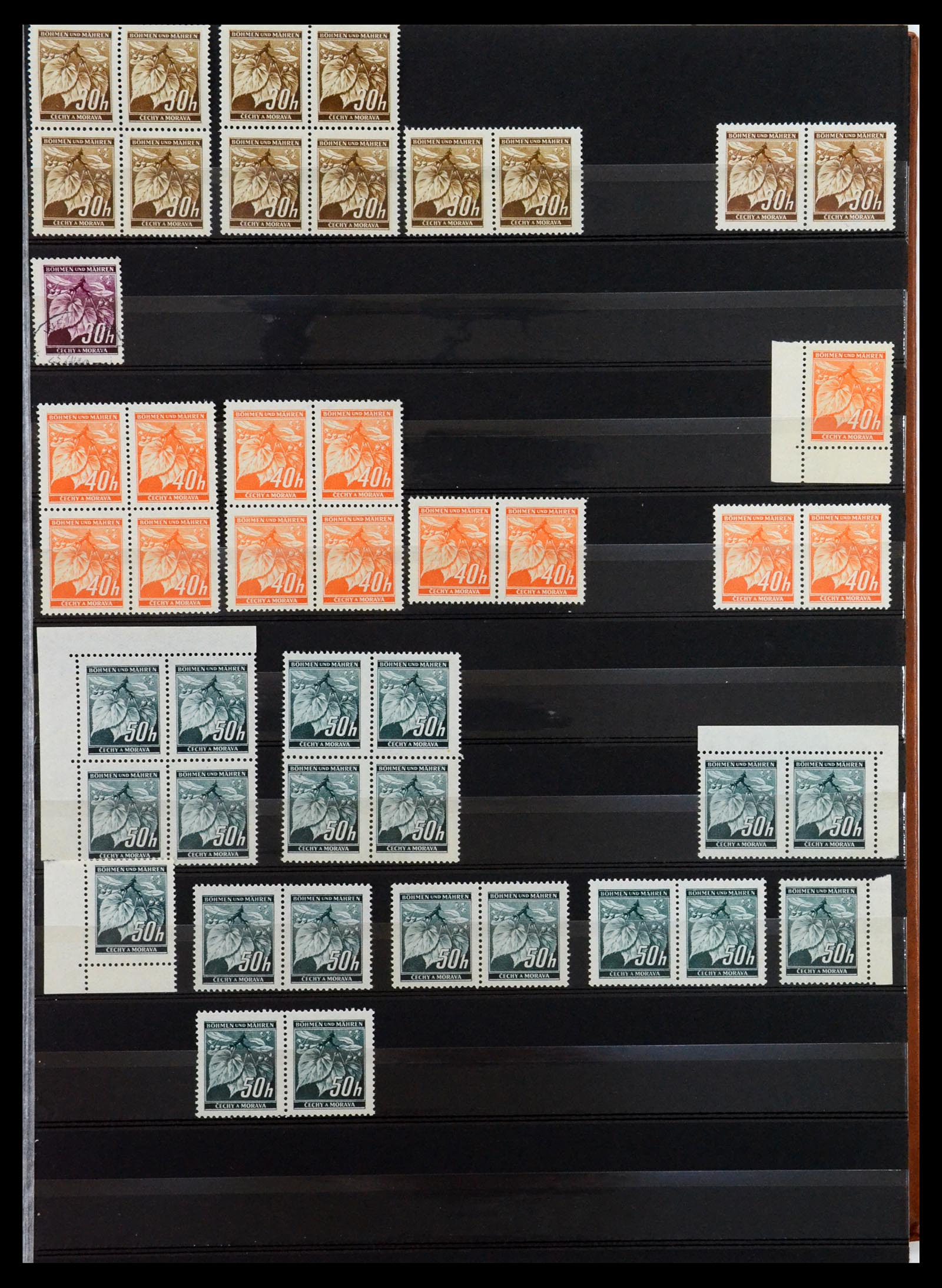 35153 005 - Stamp Collection 35153 Bohemia and Moravia.