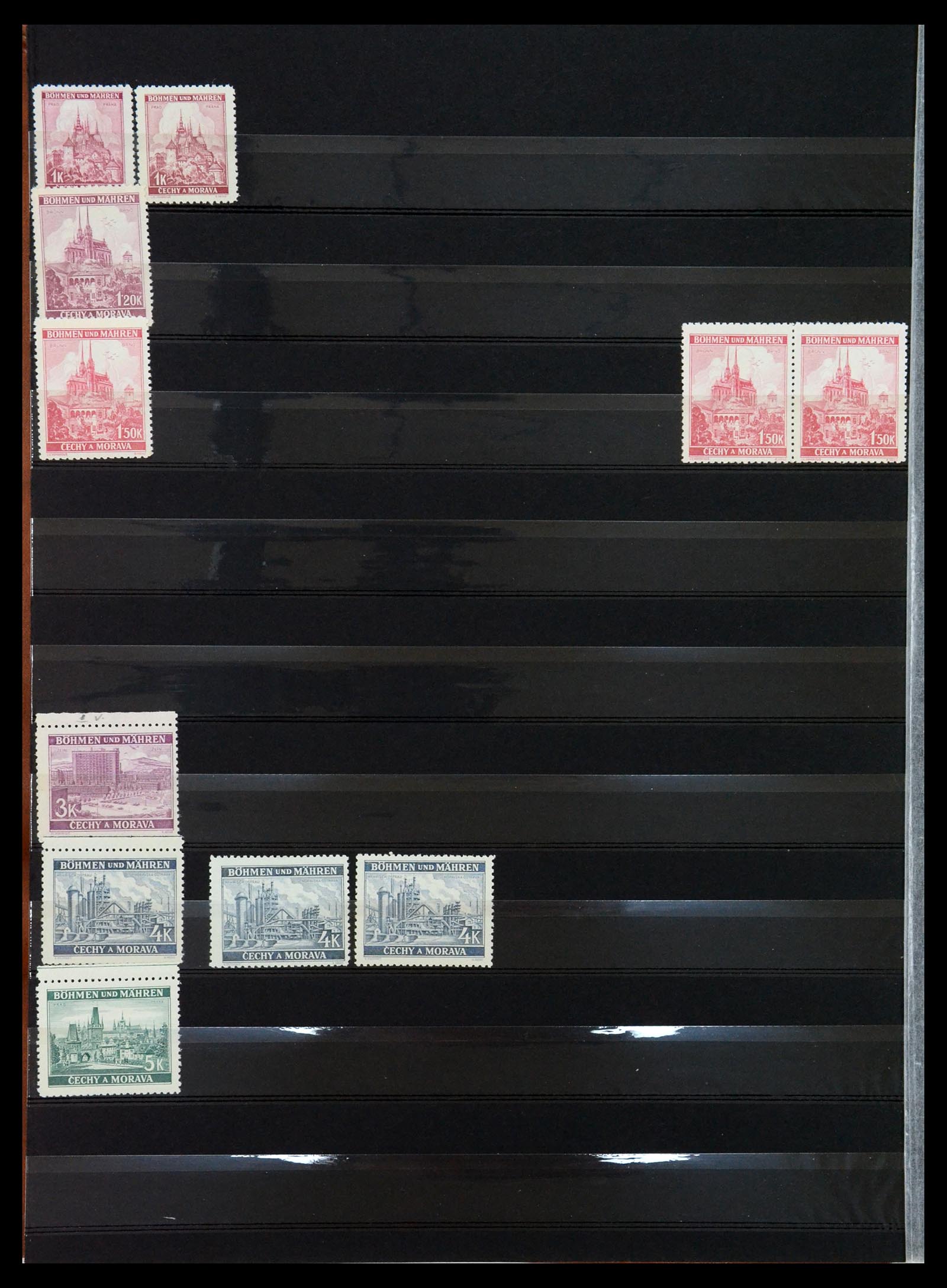 35153 008 - Stamp Collection 35153 Bohemia and Moravia.
