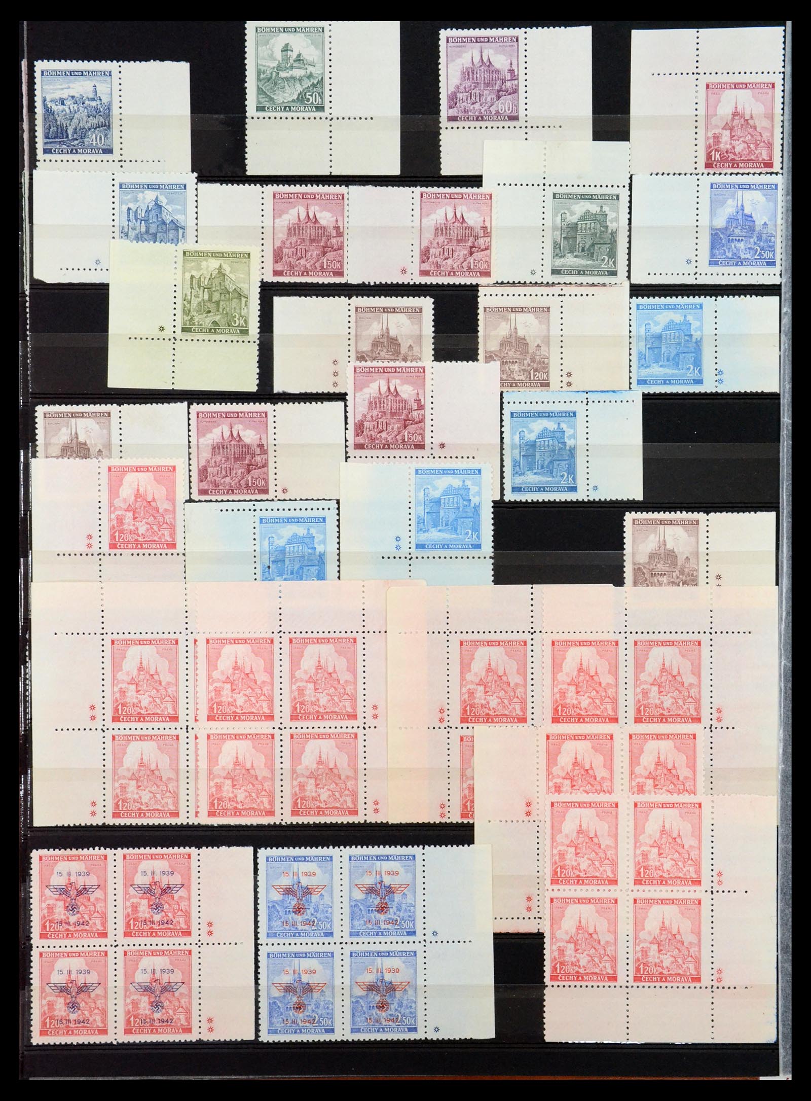 35153 012 - Stamp Collection 35153 Bohemia and Moravia.