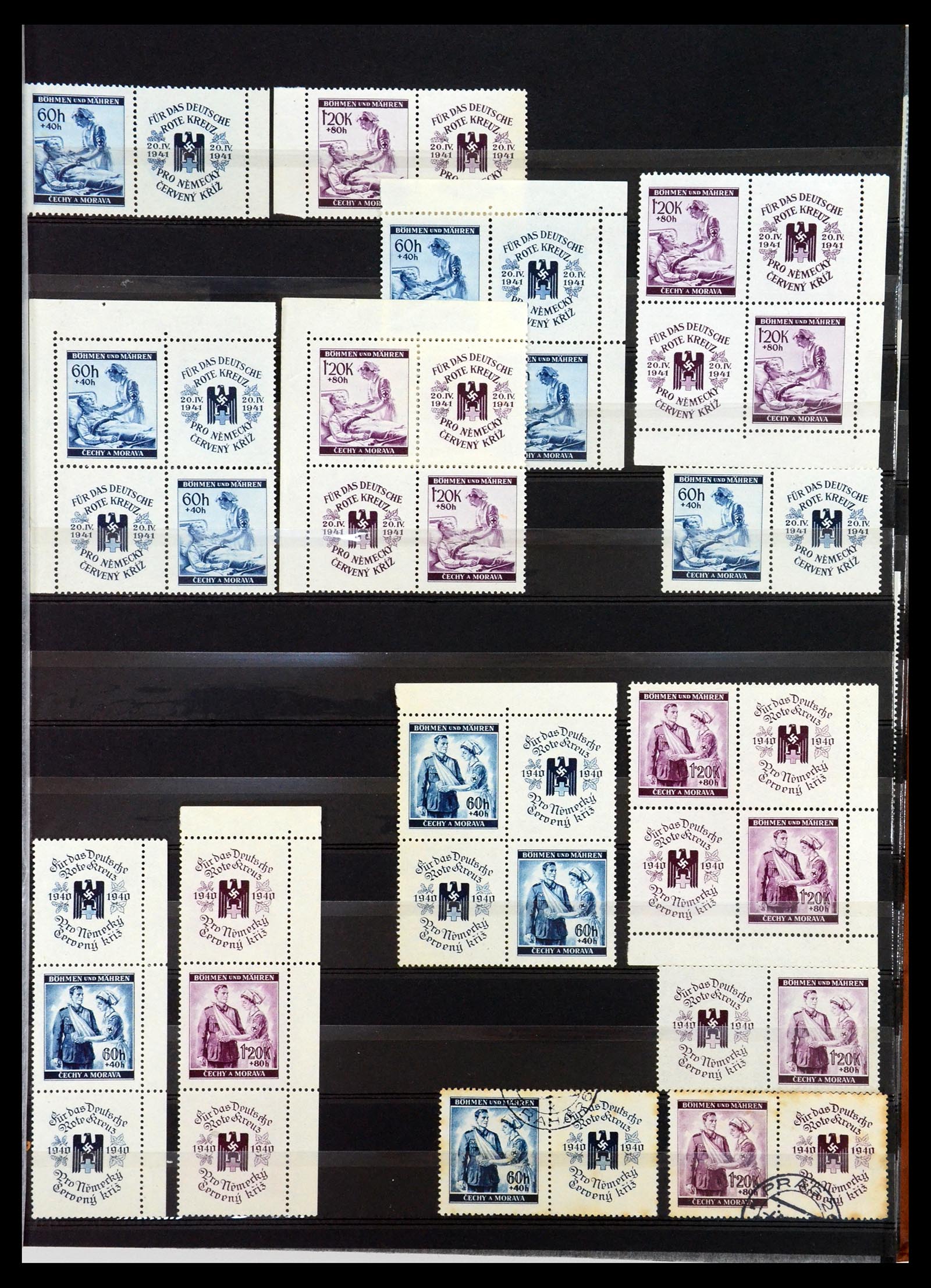 35153 013 - Stamp Collection 35153 Bohemia and Moravia.