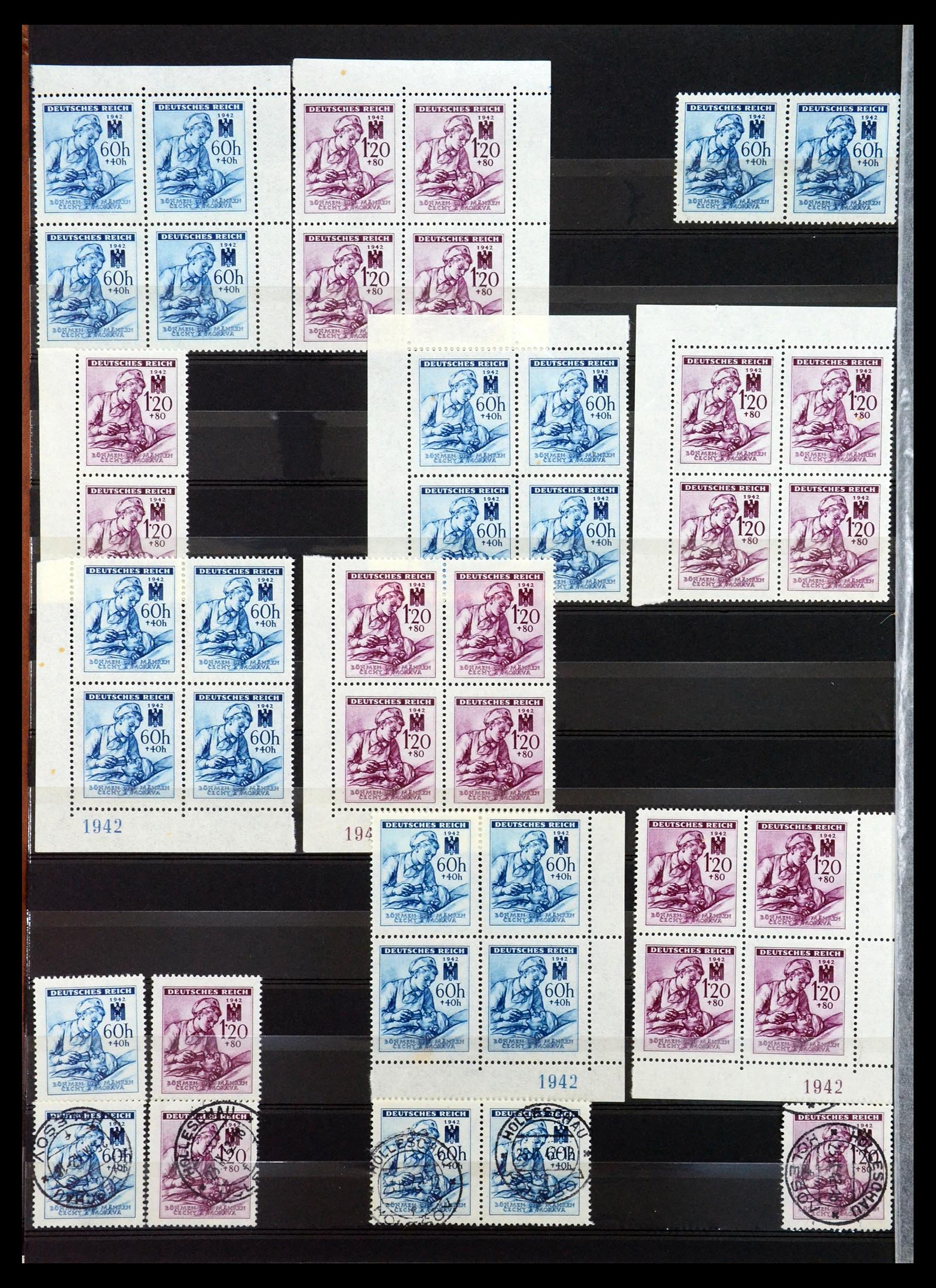 35153 014 - Stamp Collection 35153 Bohemia and Moravia.