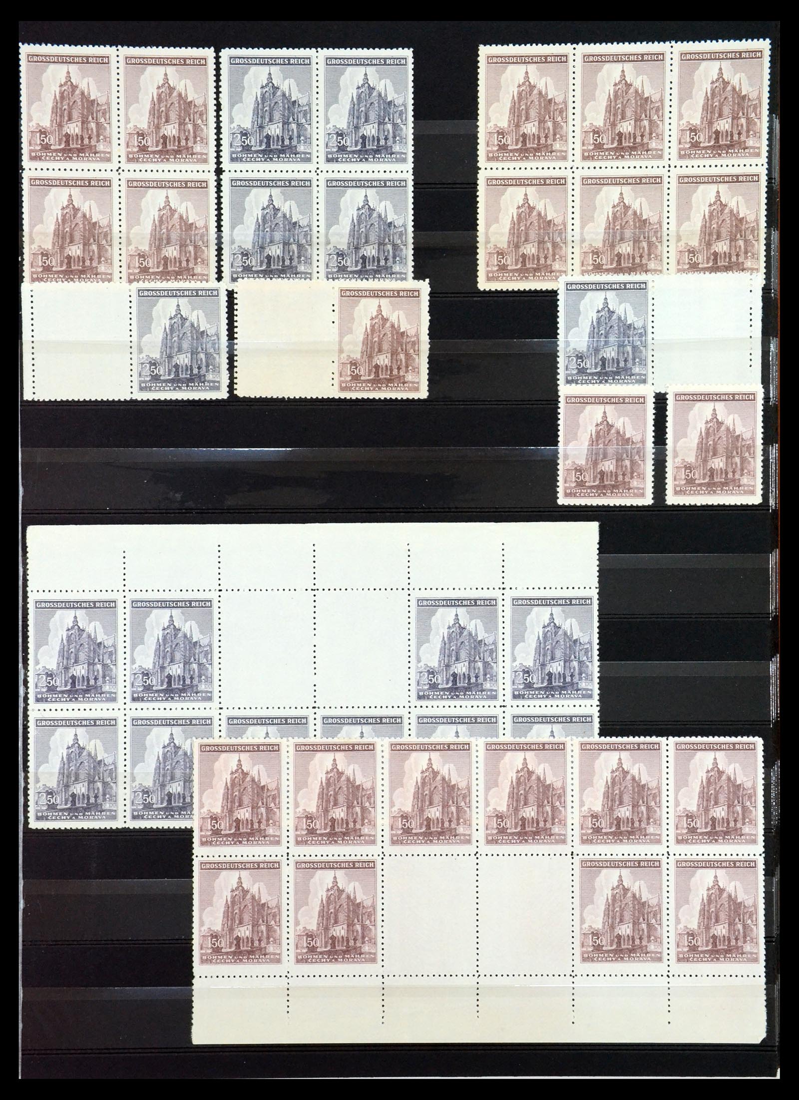 35153 017 - Stamp Collection 35153 Bohemia and Moravia.