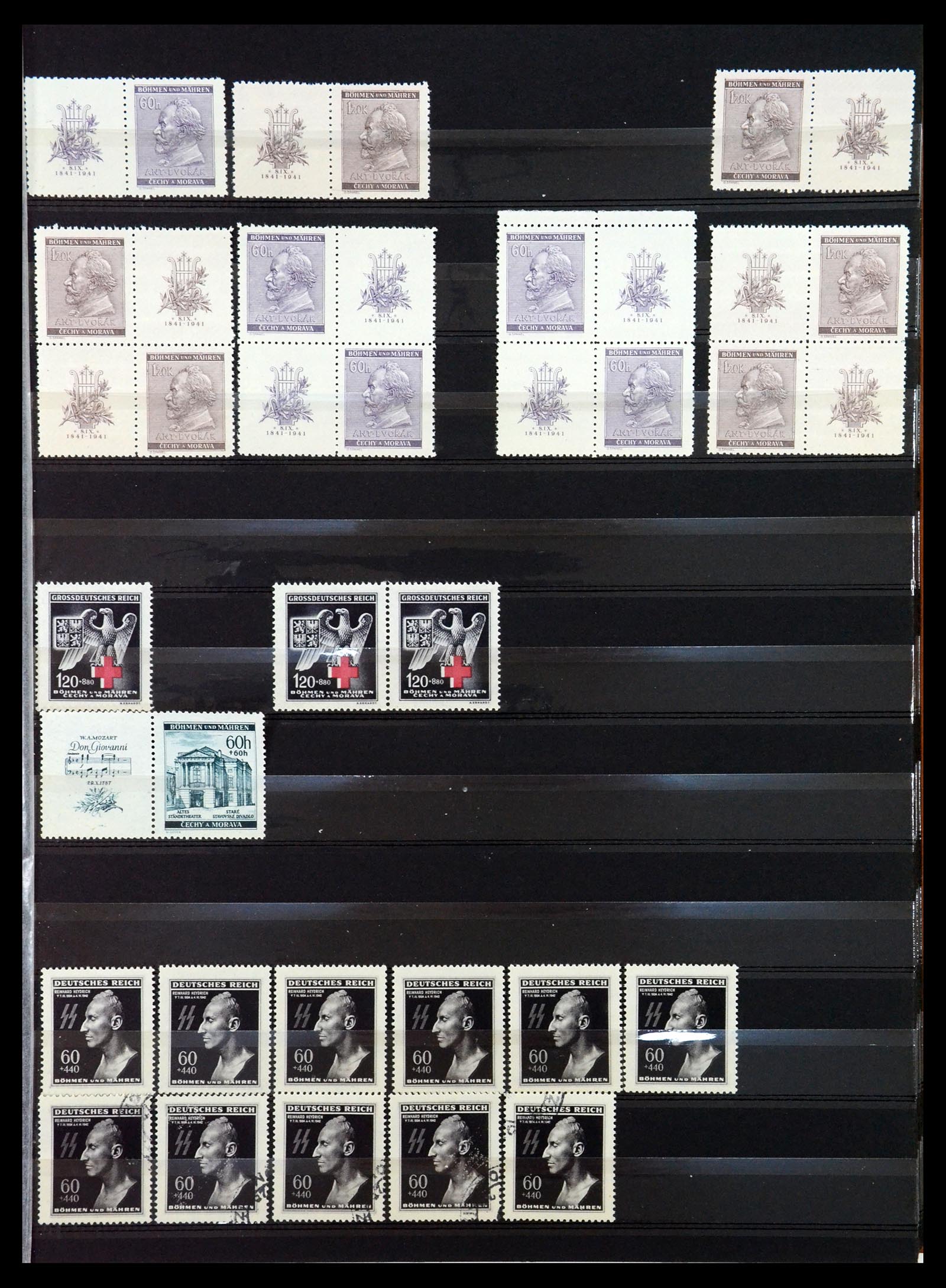 35153 019 - Stamp Collection 35153 Bohemia and Moravia.