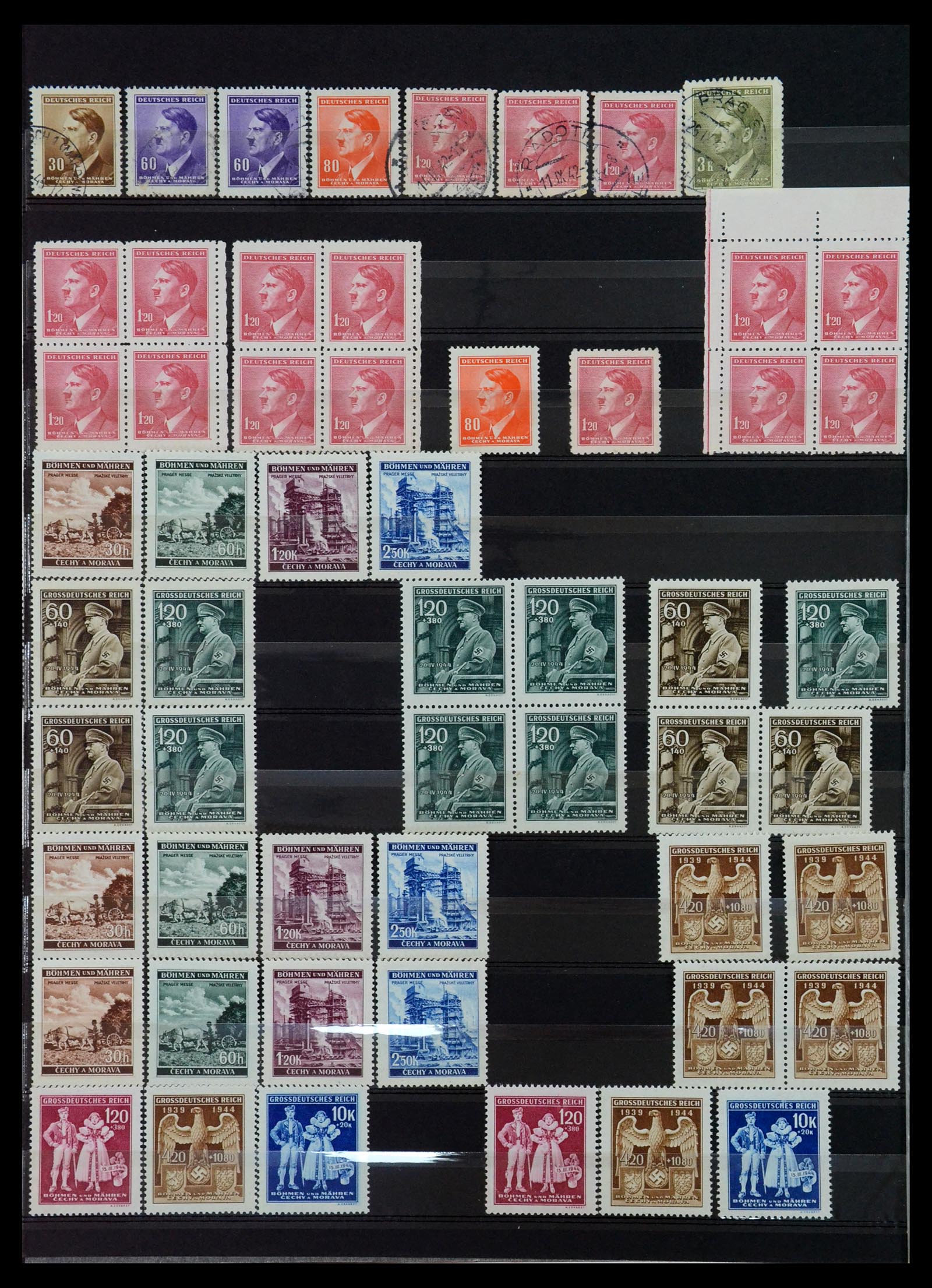 35153 020 - Stamp Collection 35153 Bohemia and Moravia.