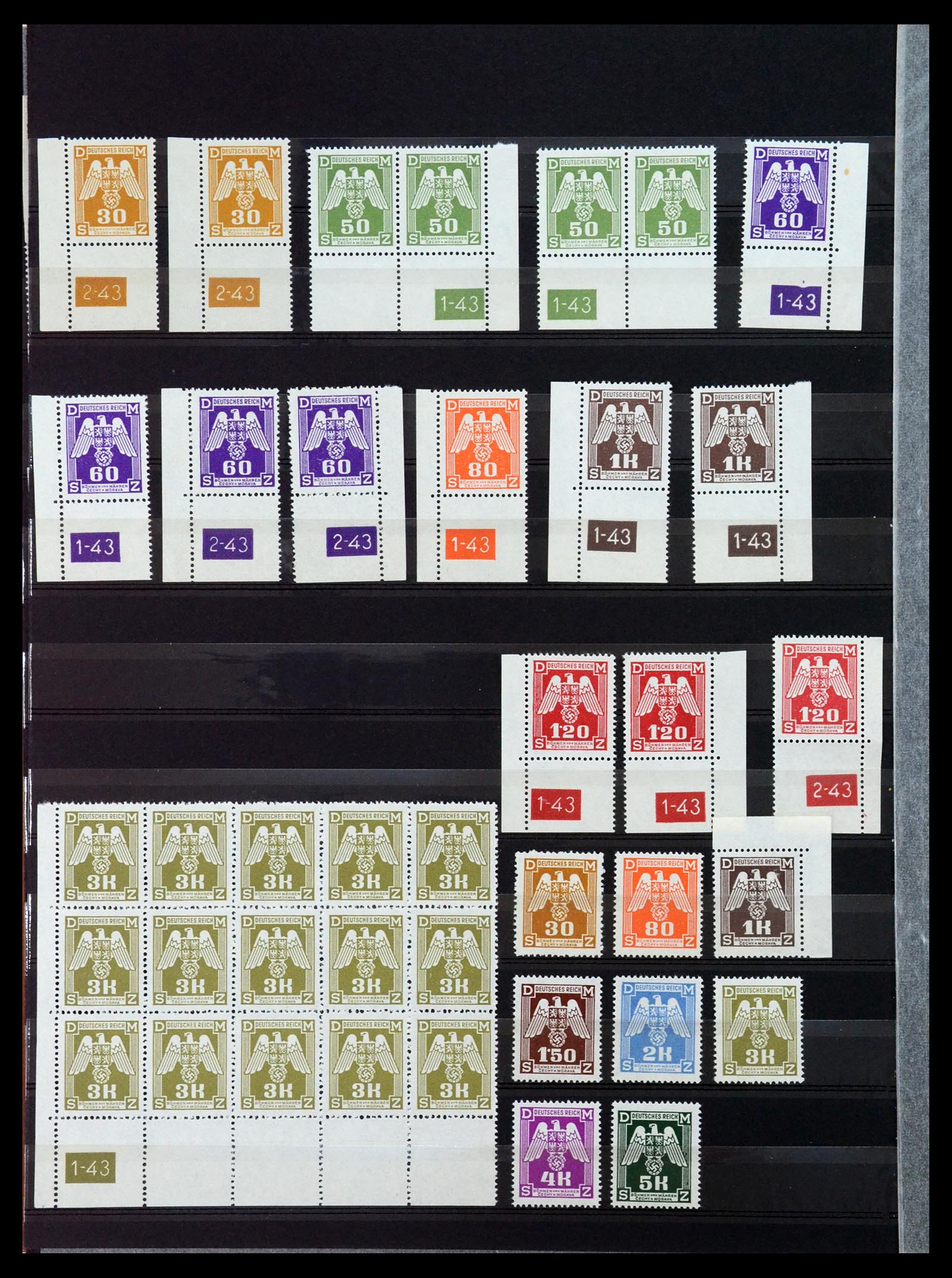 35153 024 - Stamp Collection 35153 Bohemia and Moravia.