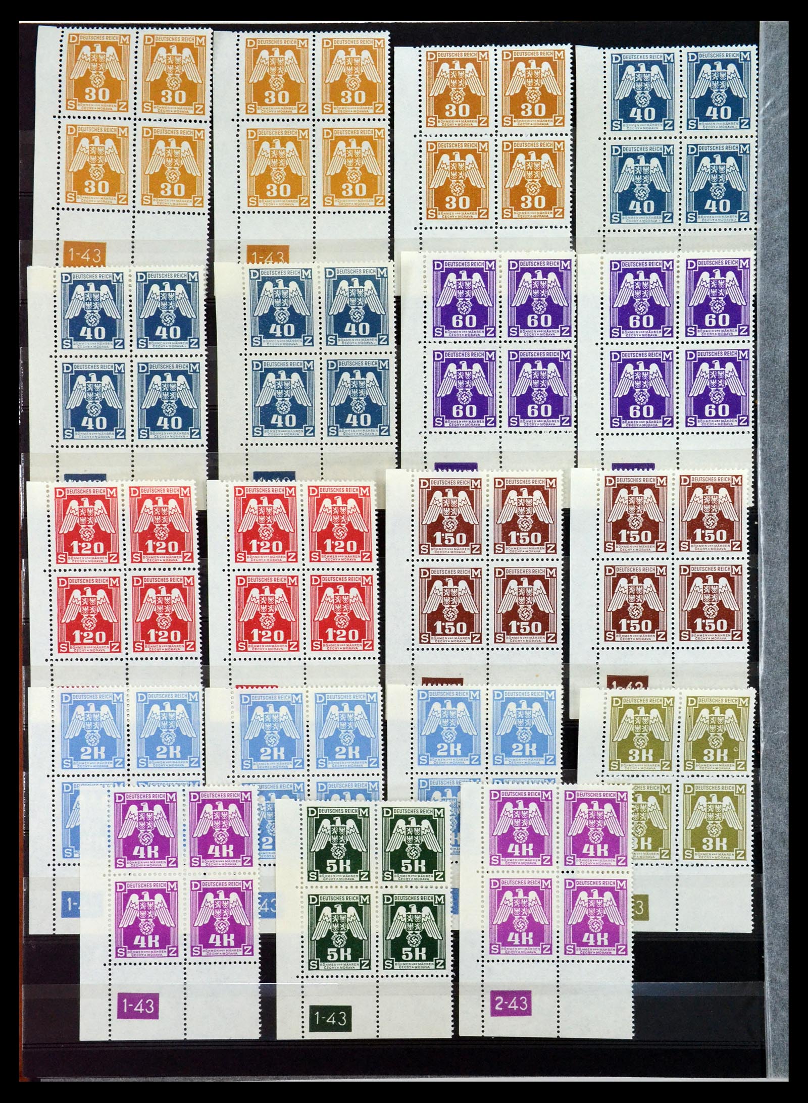 35153 026 - Stamp Collection 35153 Bohemia and Moravia.