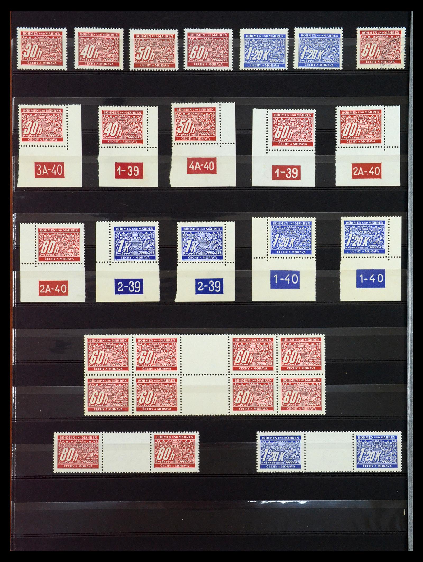 35153 032 - Stamp Collection 35153 Bohemia and Moravia.
