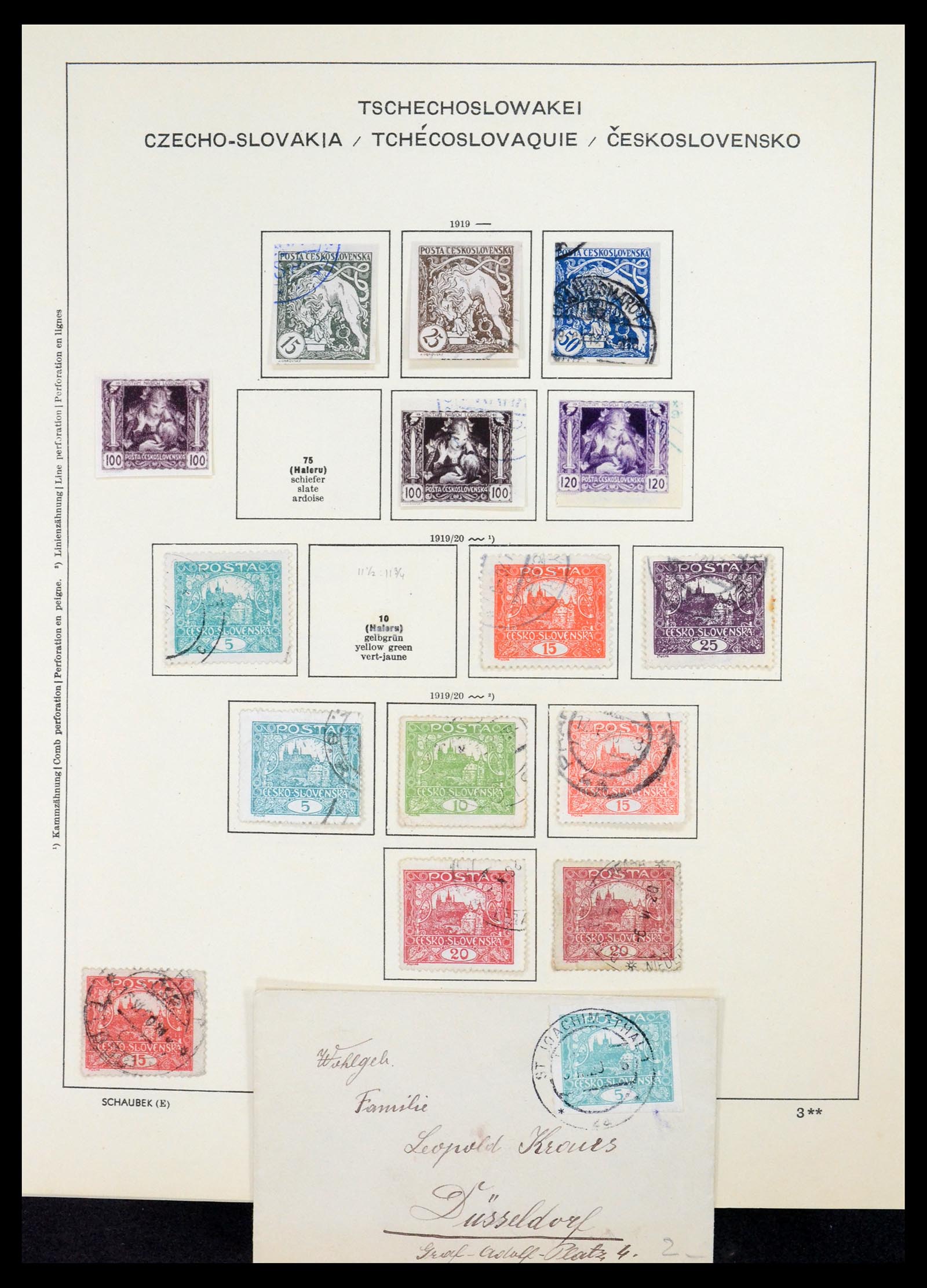 35154 006 - Postzegelverzameling 35154 Tsjechoslowakije 1918-1981.