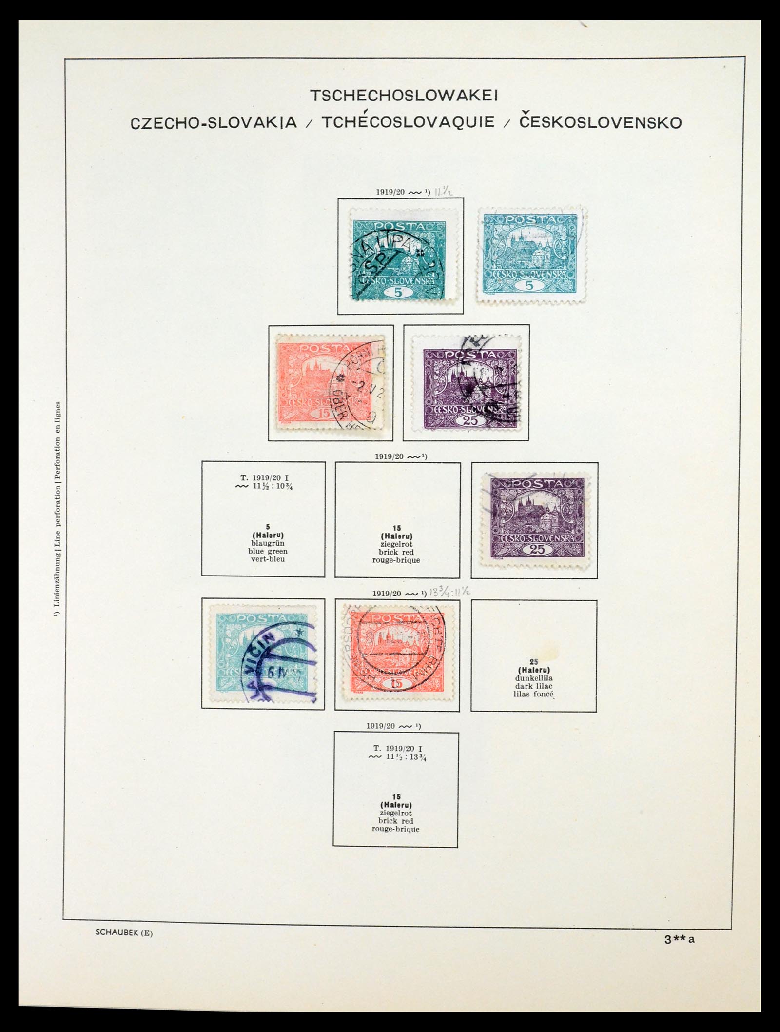 35154 007 - Postzegelverzameling 35154 Tsjechoslowakije 1918-1981.