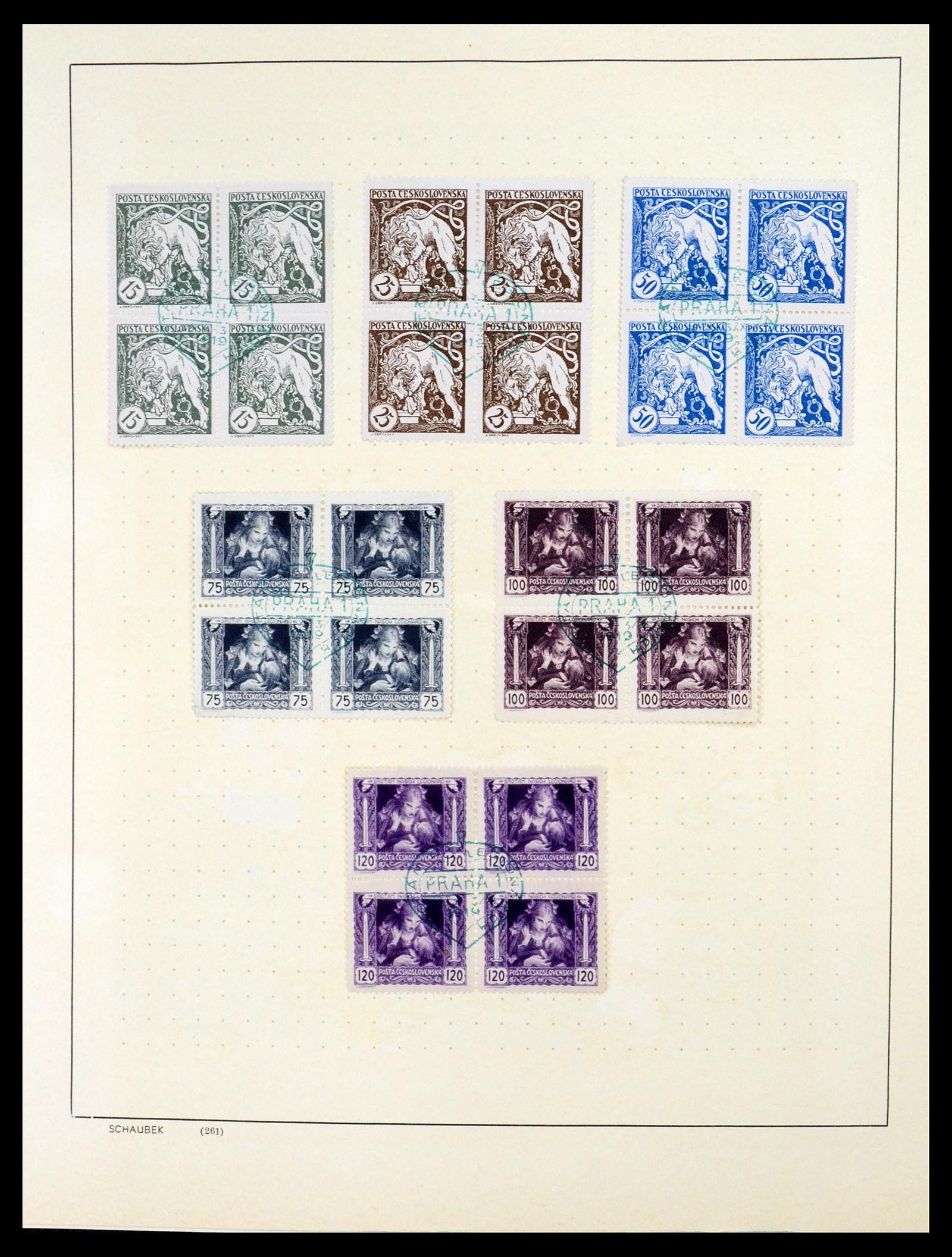 35154 009 - Postzegelverzameling 35154 Tsjechoslowakije 1918-1981.