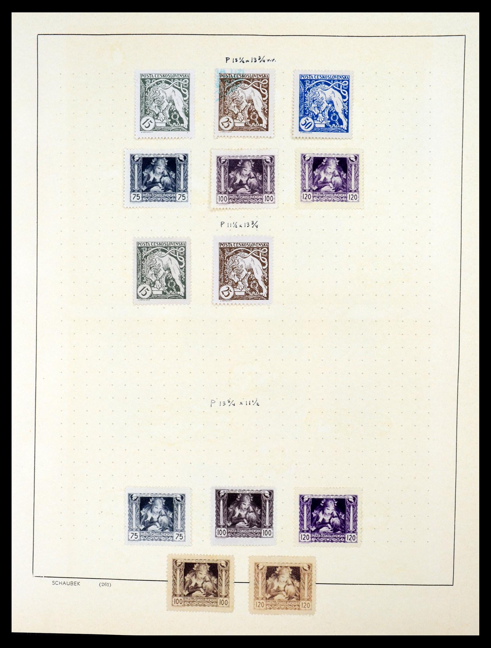 35154 011 - Postzegelverzameling 35154 Tsjechoslowakije 1918-1981.