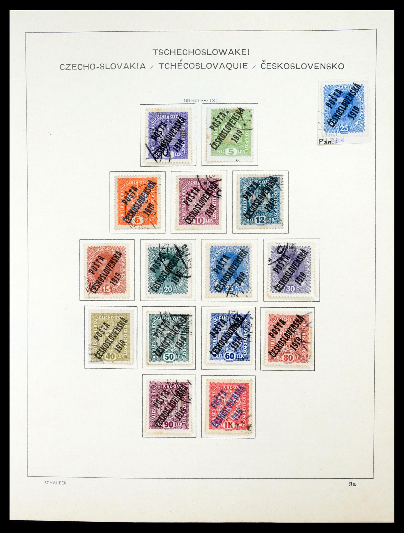 35154 012 - Postzegelverzameling 35154 Tsjechoslowakije 1918-1981.
