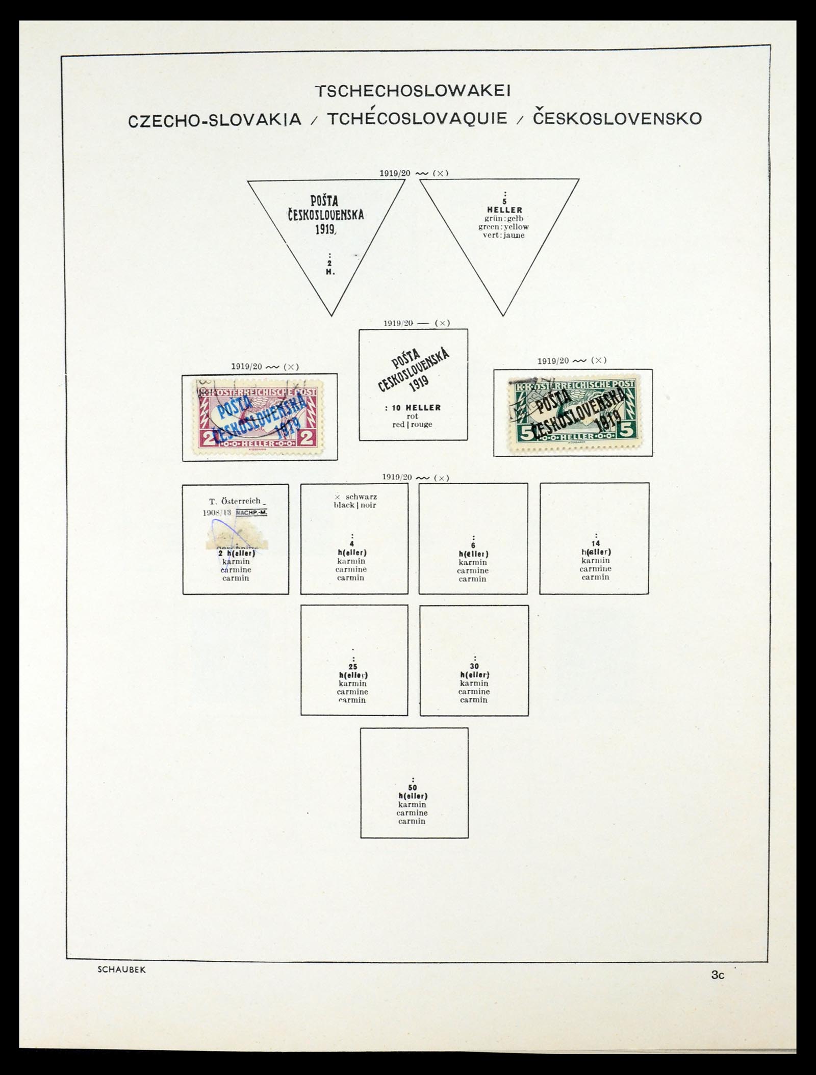 35154 014 - Postzegelverzameling 35154 Tsjechoslowakije 1918-1981.