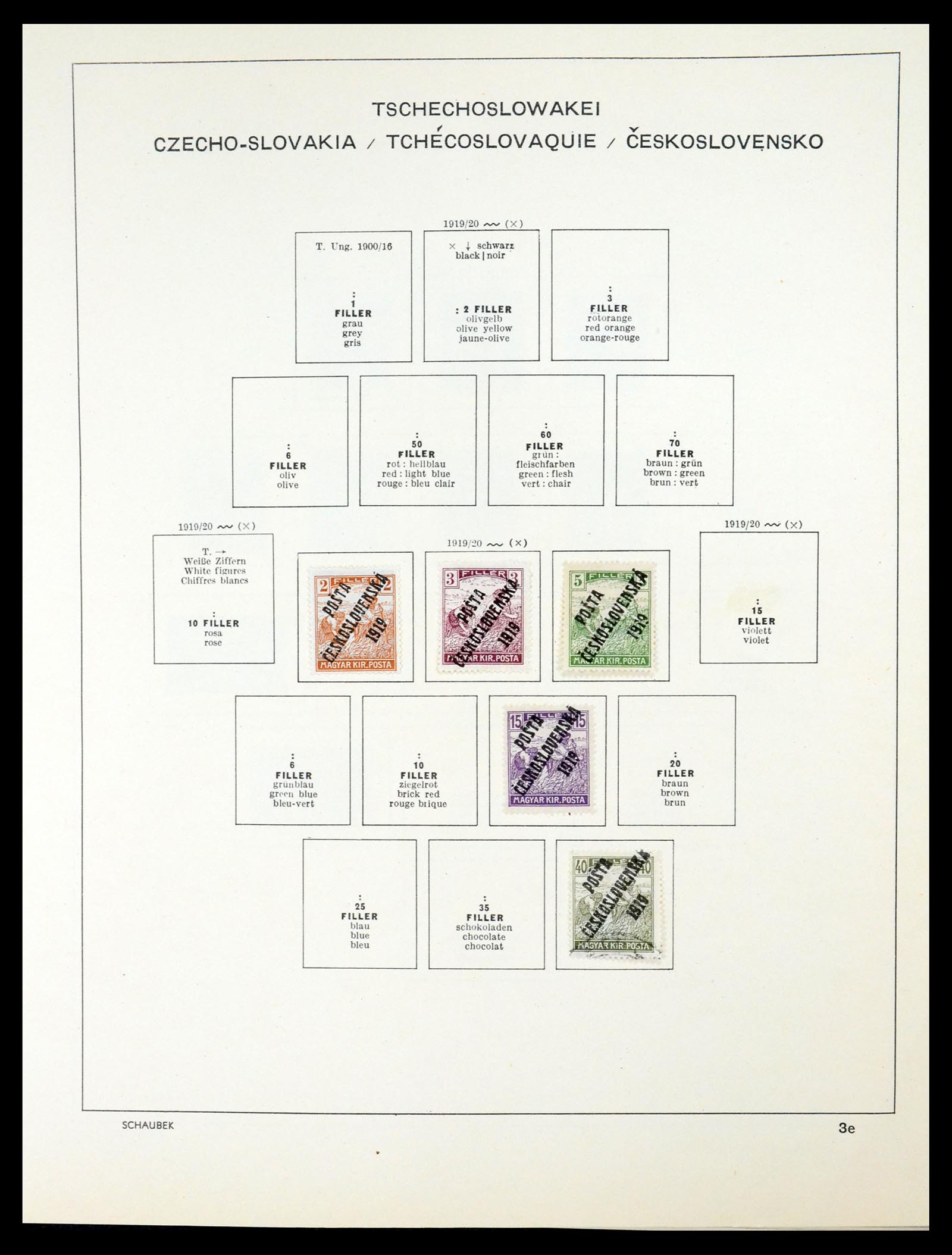 35154 016 - Postzegelverzameling 35154 Tsjechoslowakije 1918-1981.