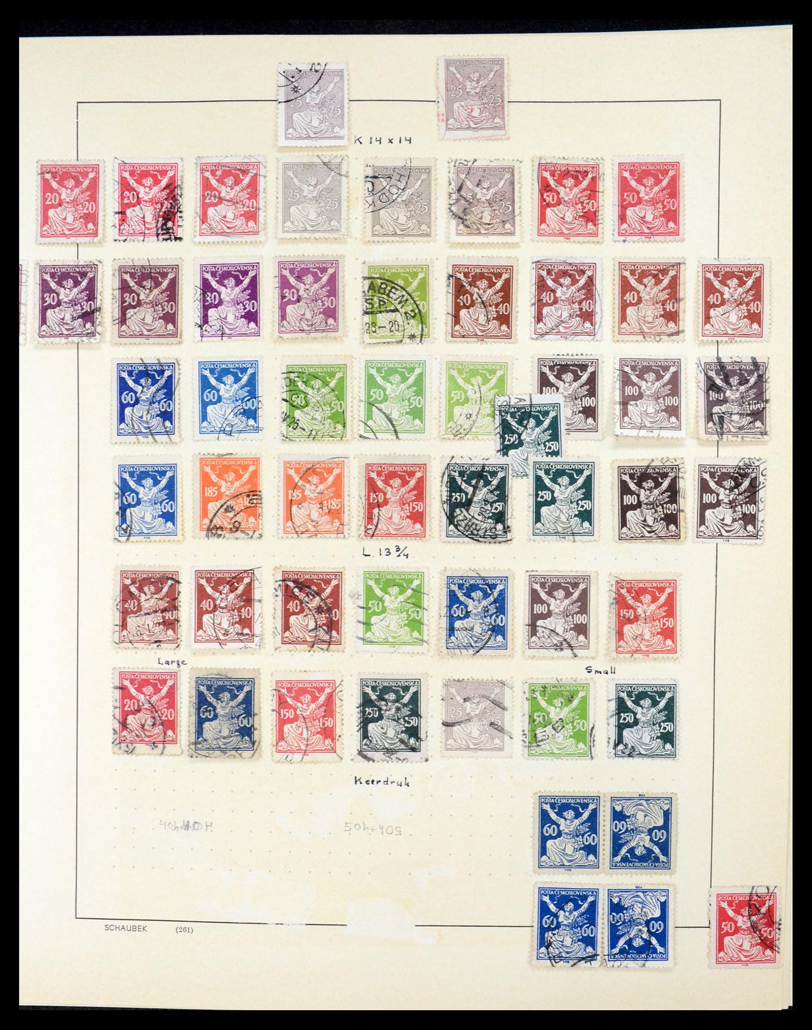 35154 023 - Postzegelverzameling 35154 Tsjechoslowakije 1918-1981.