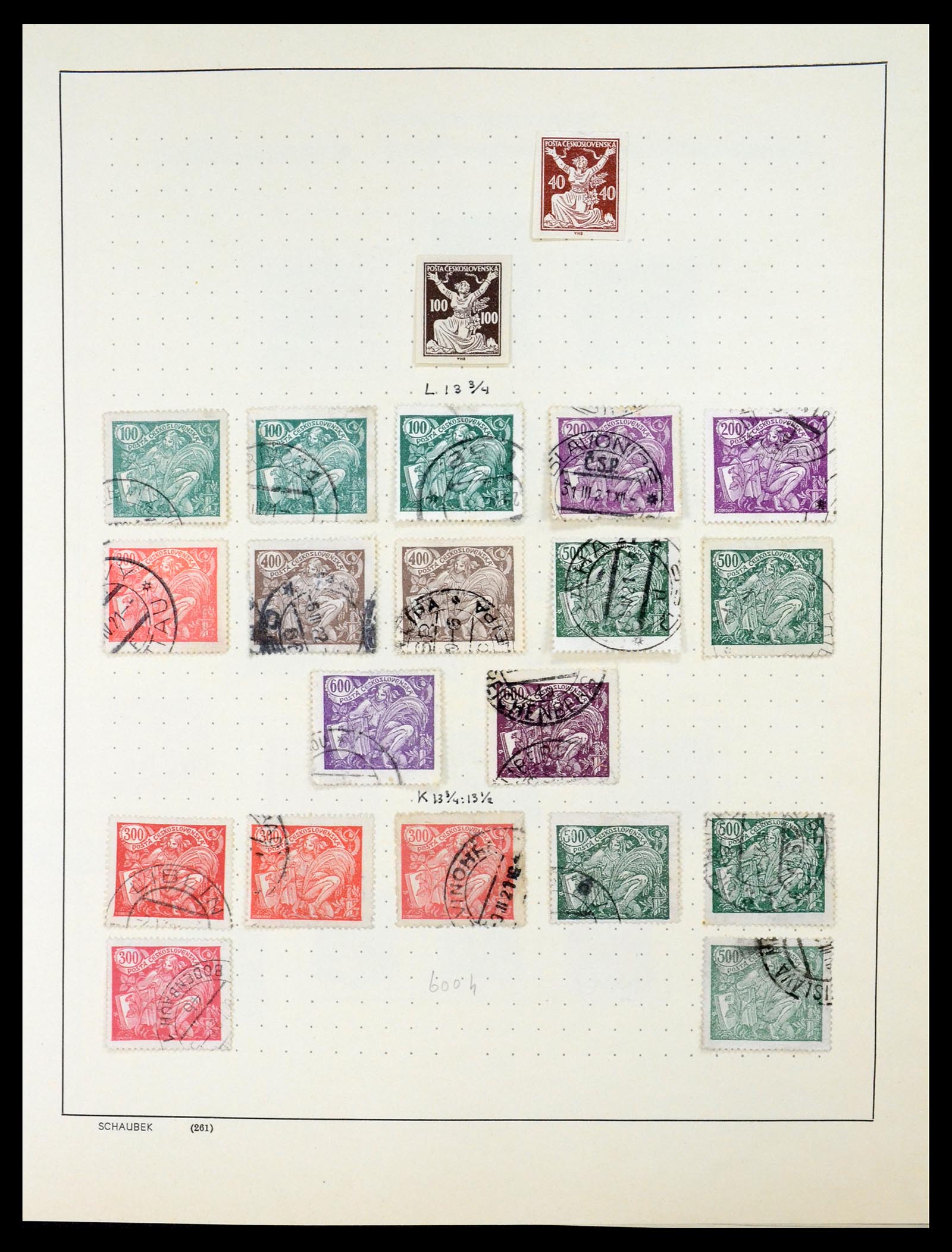 35154 024 - Postzegelverzameling 35154 Tsjechoslowakije 1918-1981.