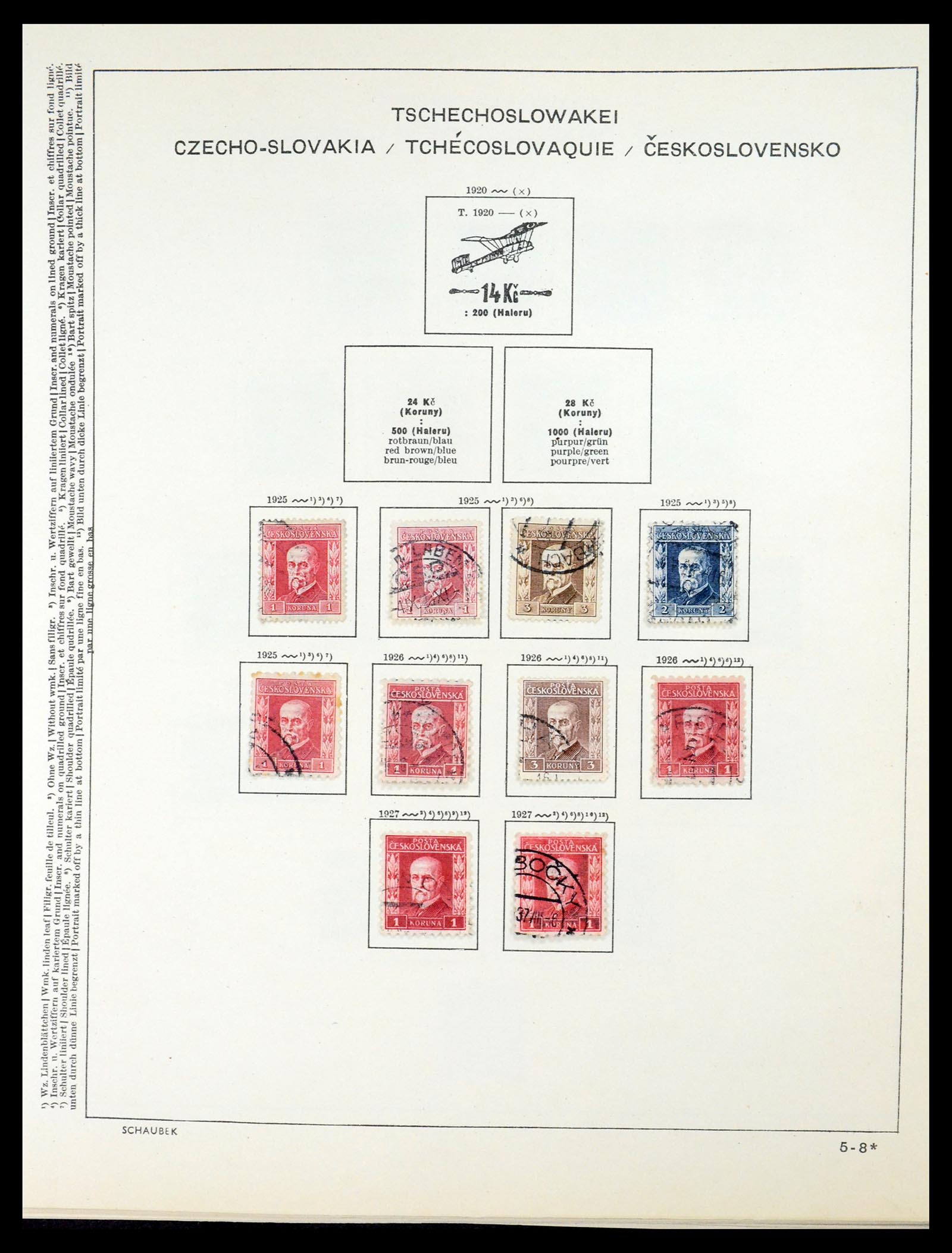 35154 027 - Postzegelverzameling 35154 Tsjechoslowakije 1918-1981.