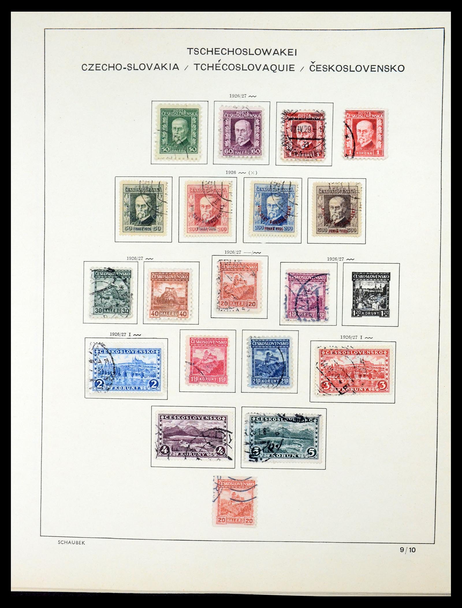 35154 028 - Postzegelverzameling 35154 Tsjechoslowakije 1918-1981.