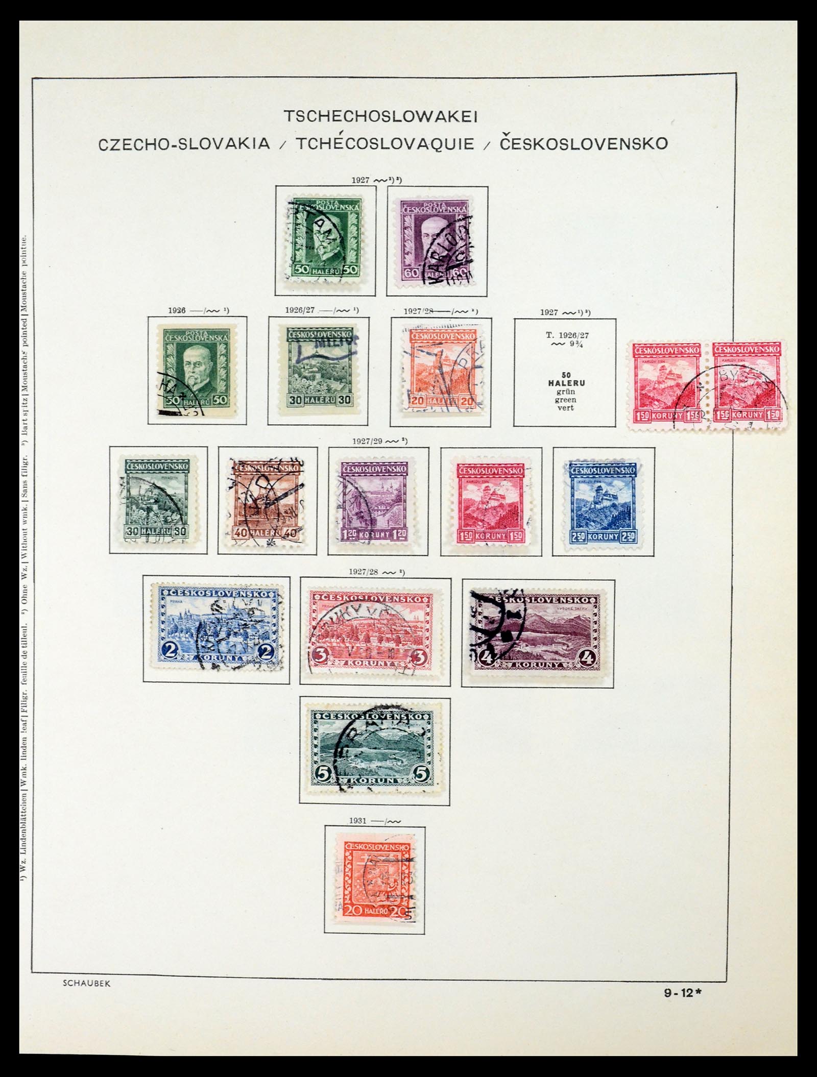 35154 031 - Postzegelverzameling 35154 Tsjechoslowakije 1918-1981.