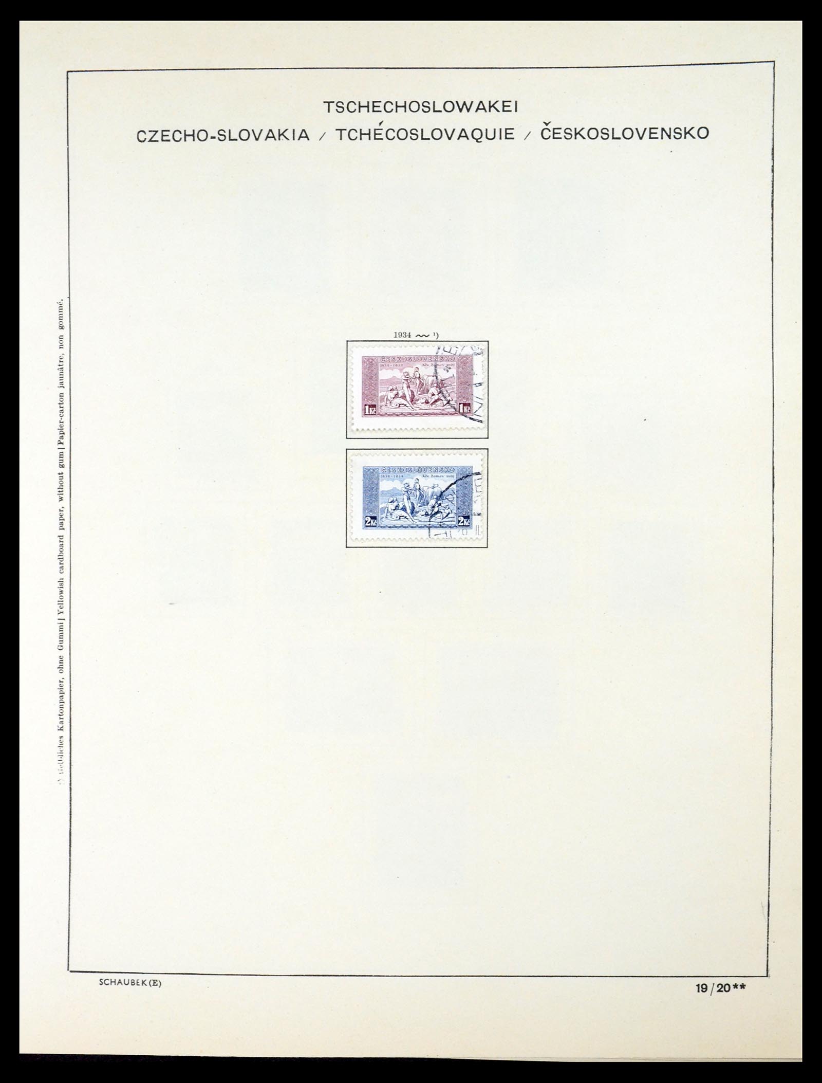35154 038 - Postzegelverzameling 35154 Tsjechoslowakije 1918-1981.