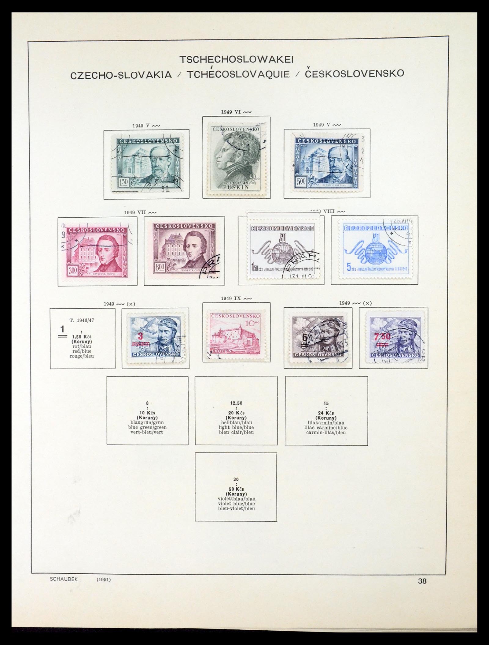 35154 056 - Postzegelverzameling 35154 Tsjechoslowakije 1918-1981.