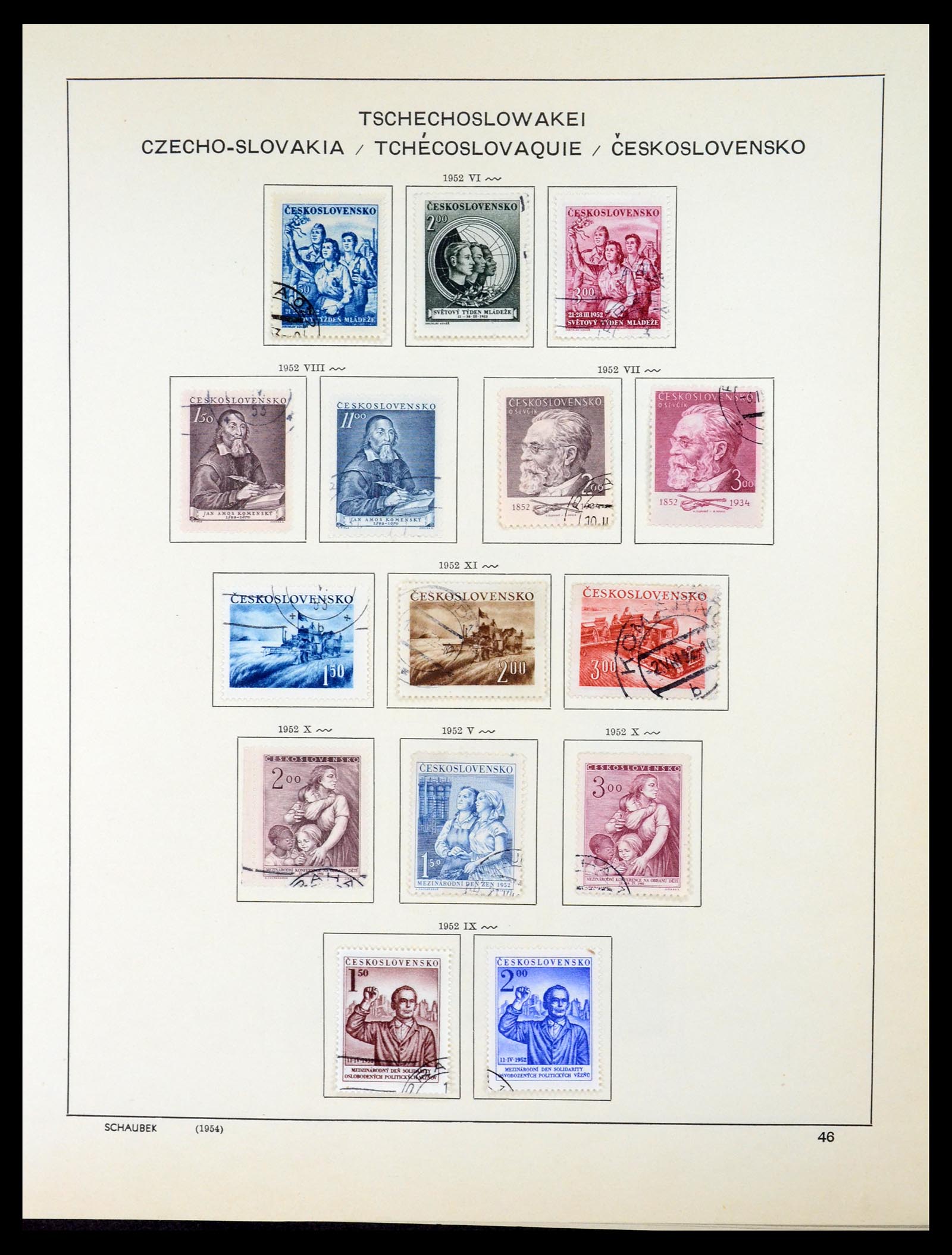 35154 065 - Postzegelverzameling 35154 Tsjechoslowakije 1918-1981.