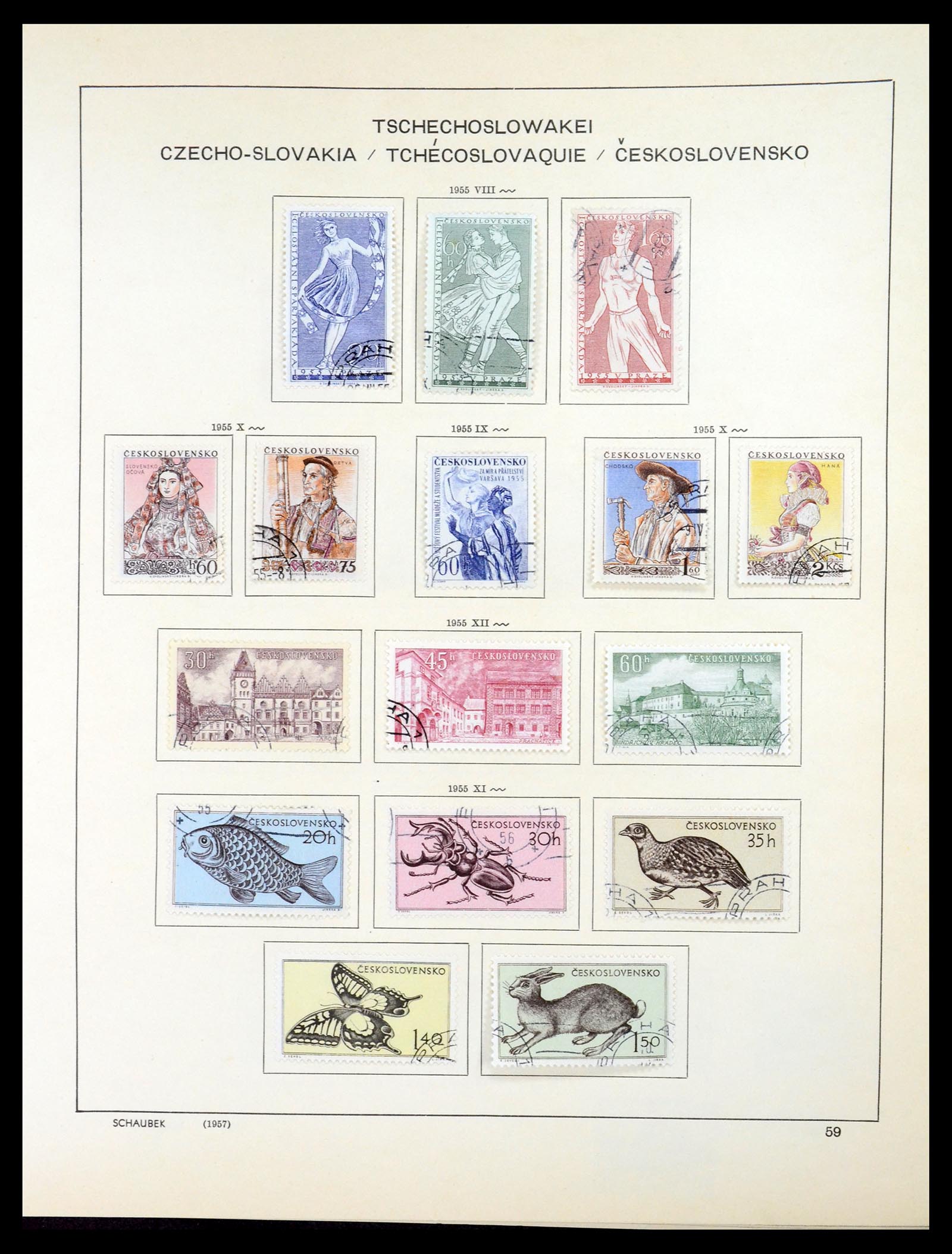 35154 078 - Postzegelverzameling 35154 Tsjechoslowakije 1918-1981.