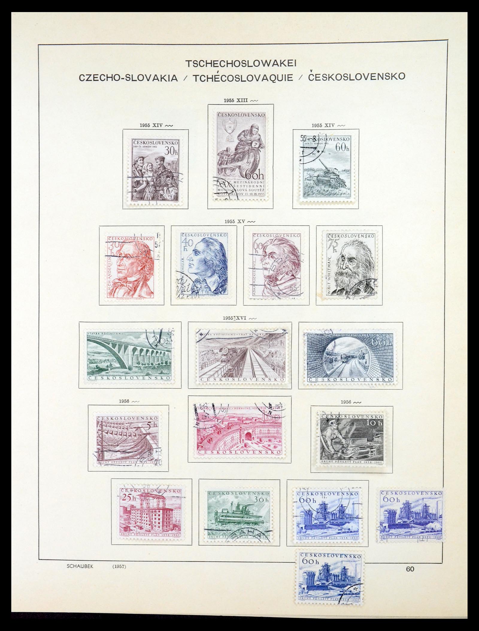 35154 079 - Postzegelverzameling 35154 Tsjechoslowakije 1918-1981.