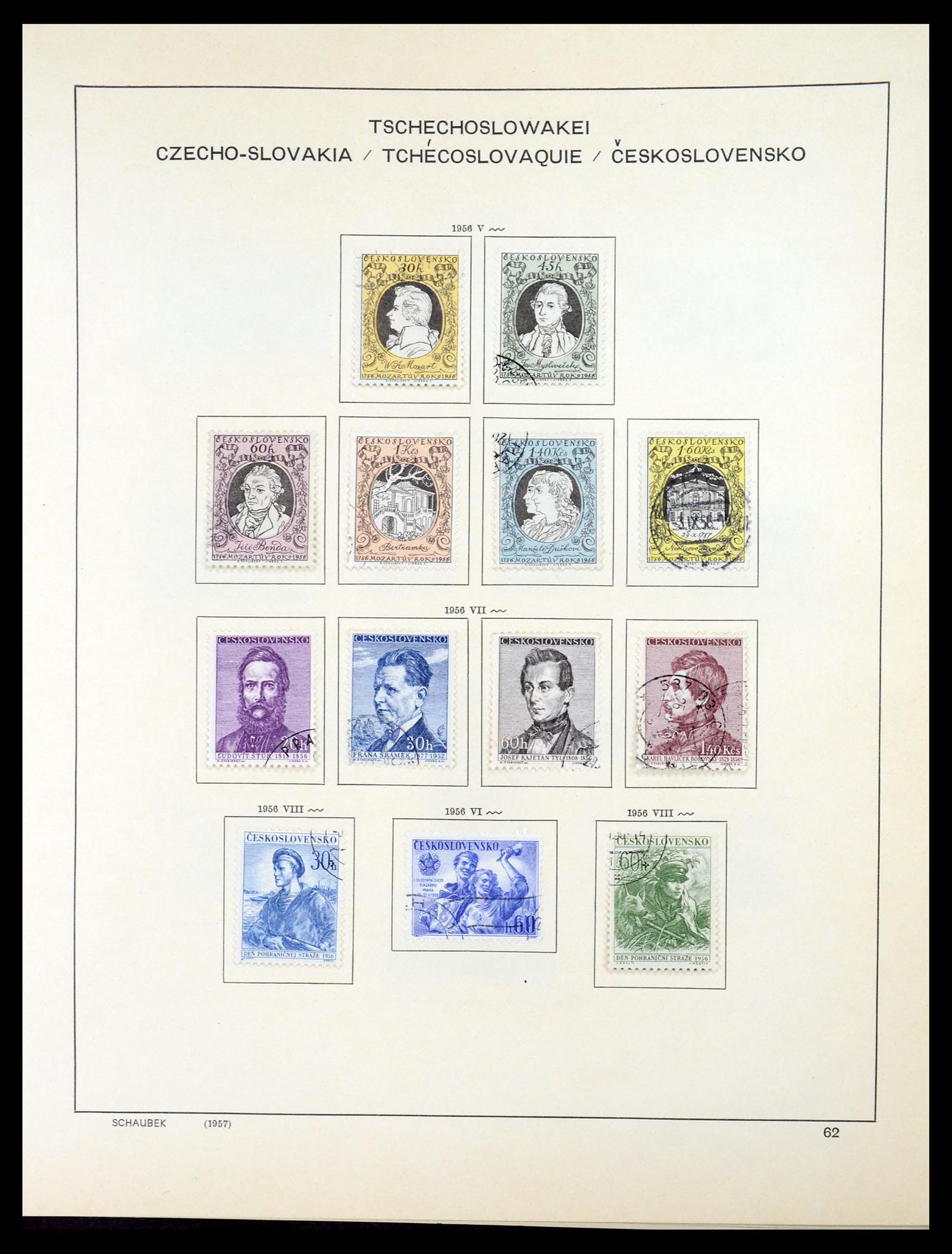 35154 081 - Postzegelverzameling 35154 Tsjechoslowakije 1918-1981.