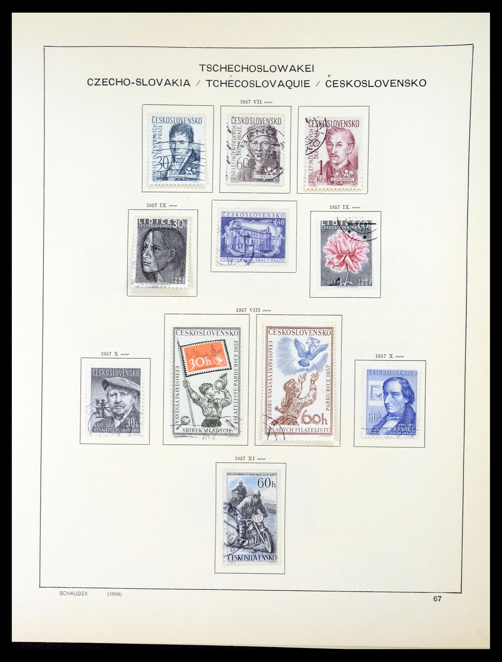 35154 086 - Postzegelverzameling 35154 Tsjechoslowakije 1918-1981.