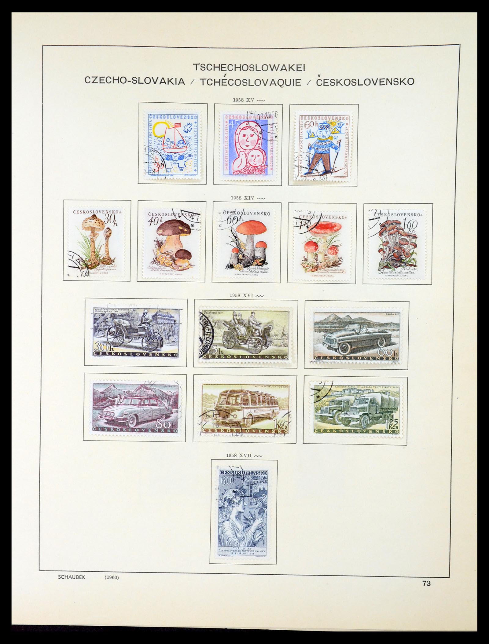 35154 092 - Postzegelverzameling 35154 Tsjechoslowakije 1918-1981.