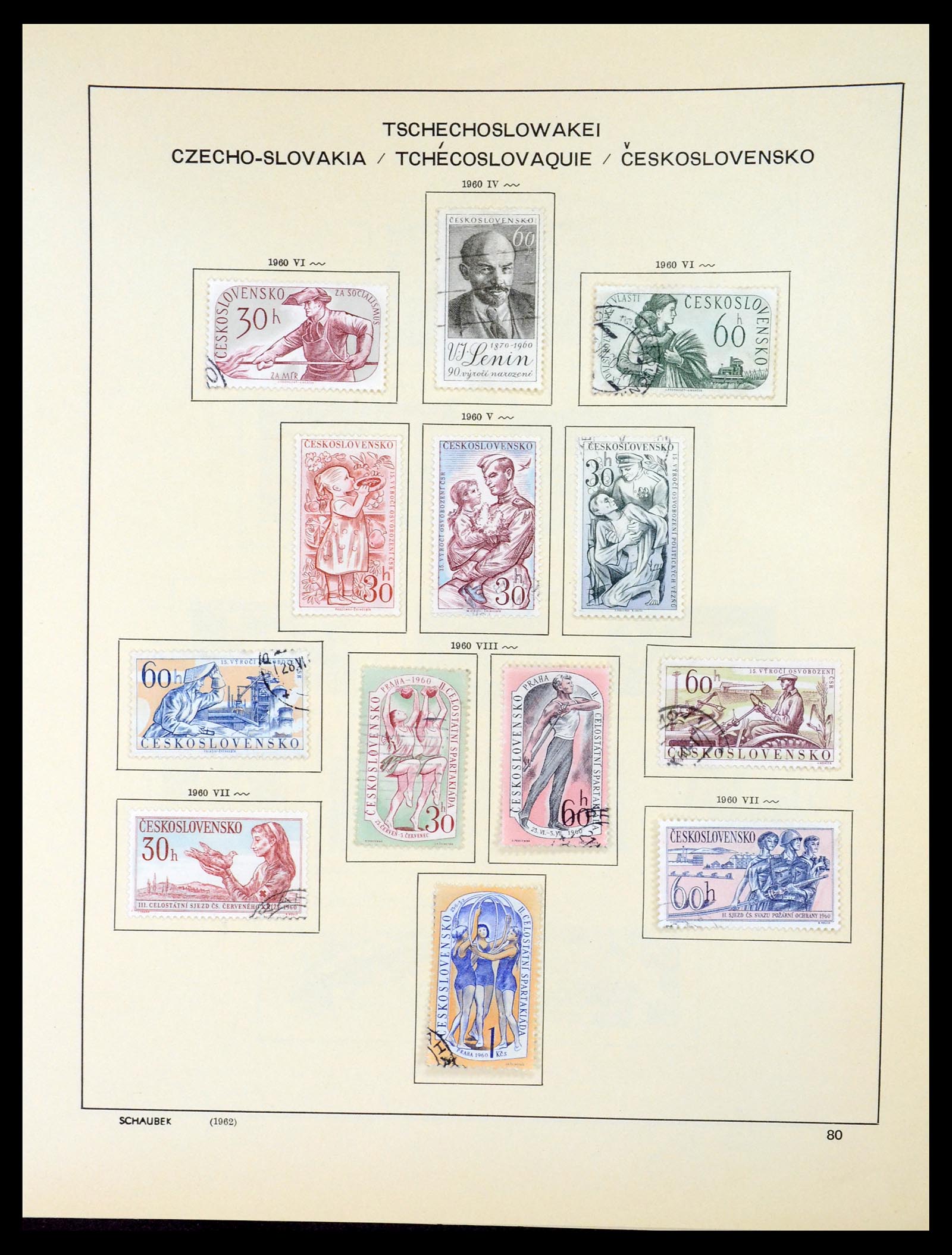 35154 099 - Postzegelverzameling 35154 Tsjechoslowakije 1918-1981.