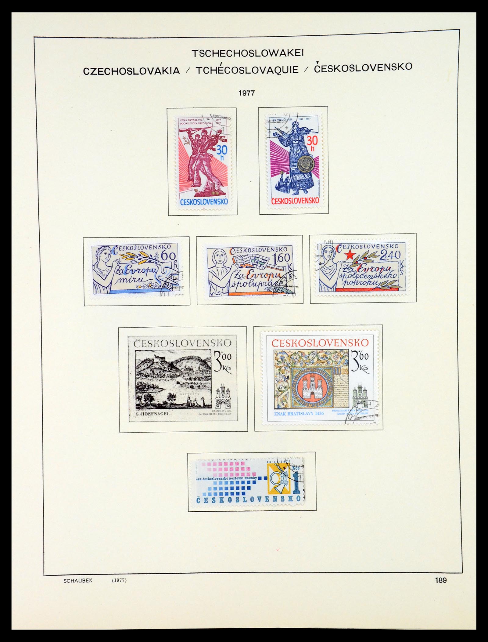35154 261 - Postzegelverzameling 35154 Tsjechoslowakije 1918-1981.