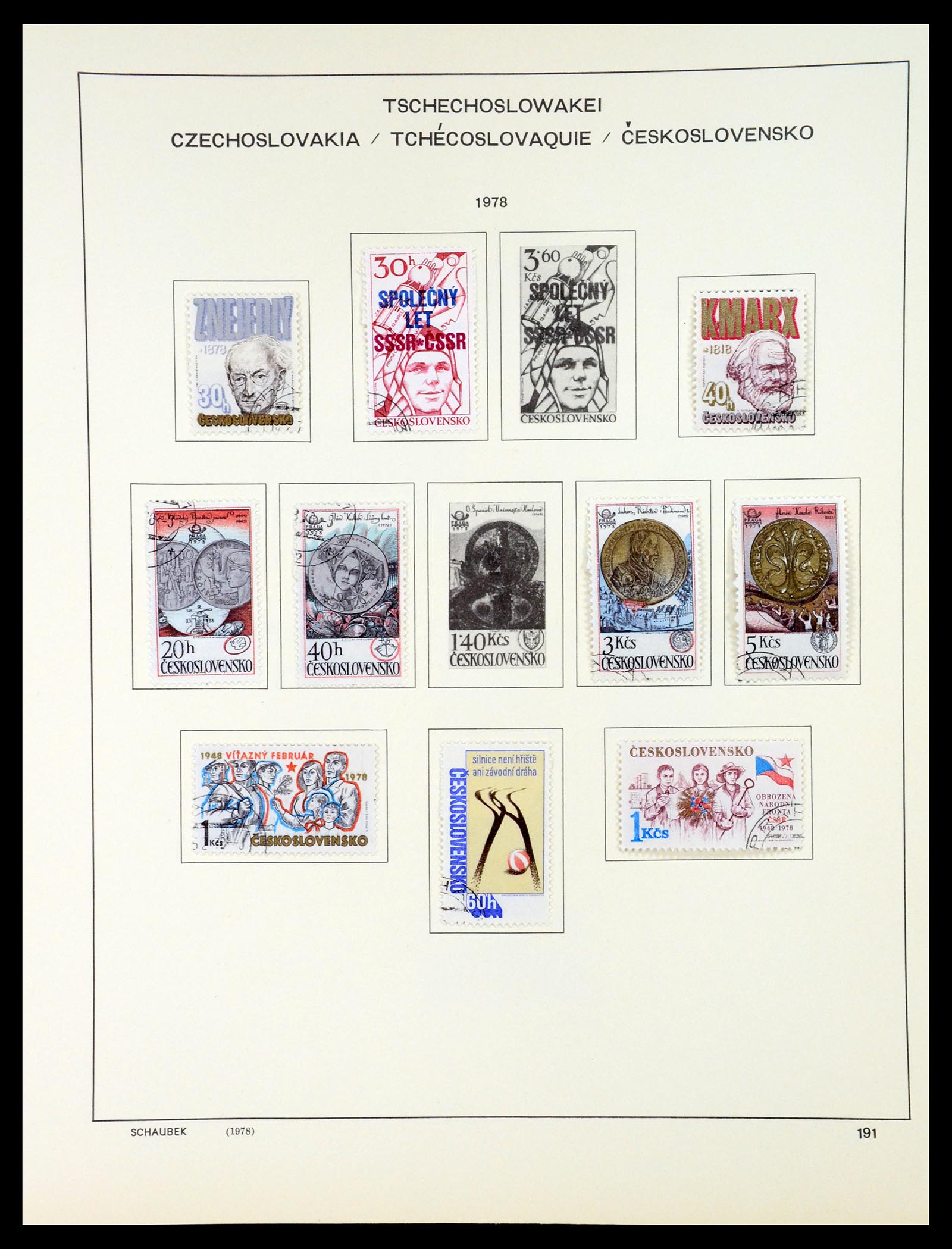 35154 263 - Postzegelverzameling 35154 Tsjechoslowakije 1918-1981.