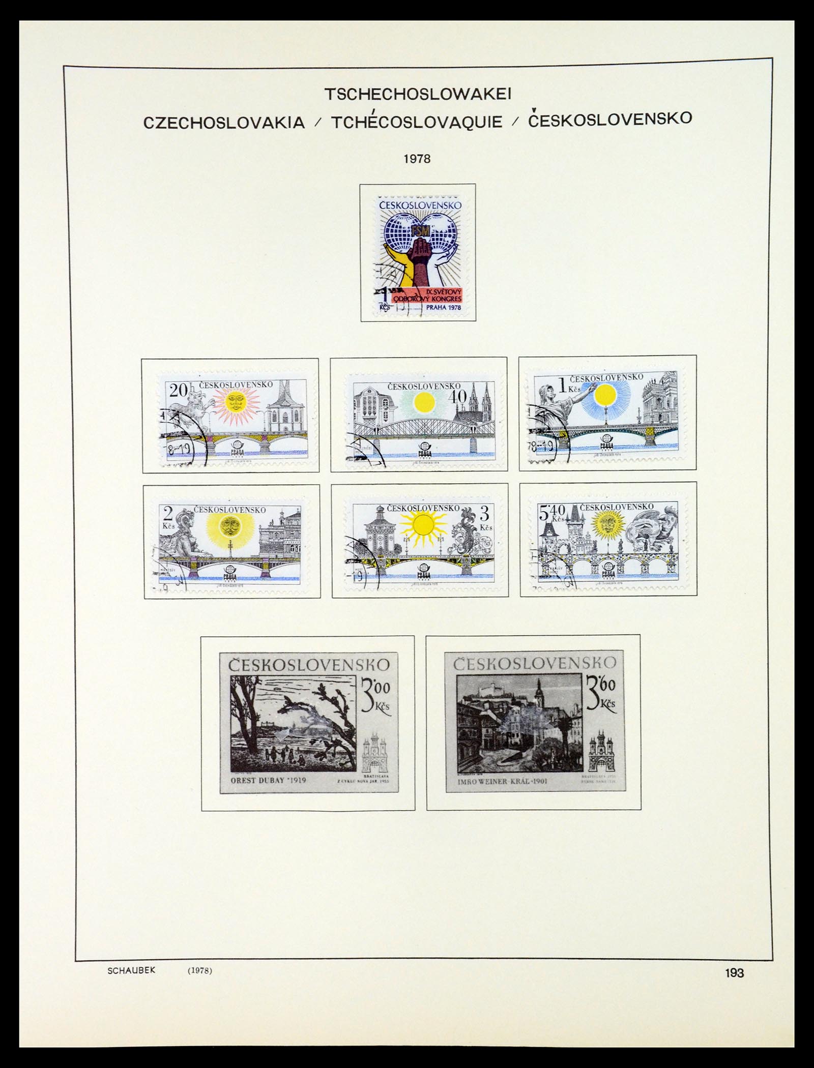 35154 265 - Postzegelverzameling 35154 Tsjechoslowakije 1918-1981.