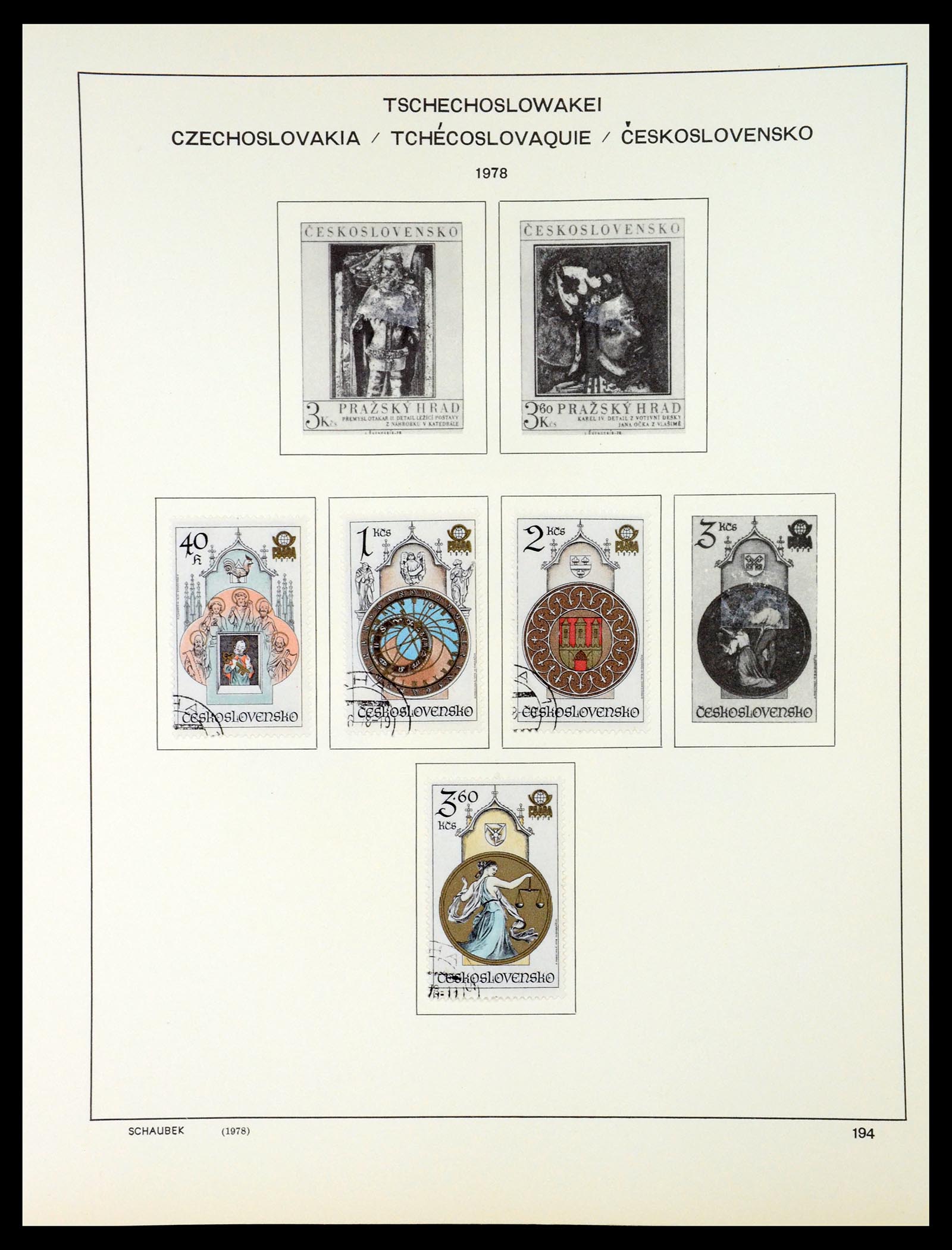 35154 266 - Postzegelverzameling 35154 Tsjechoslowakije 1918-1981.