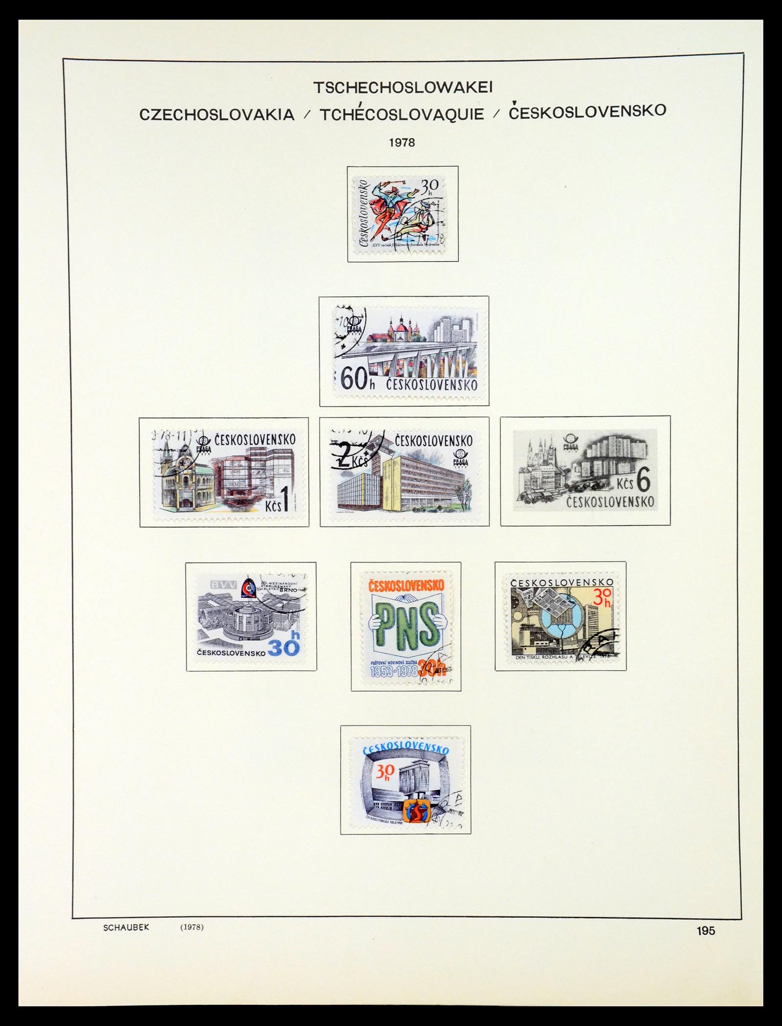 35154 267 - Postzegelverzameling 35154 Tsjechoslowakije 1918-1981.