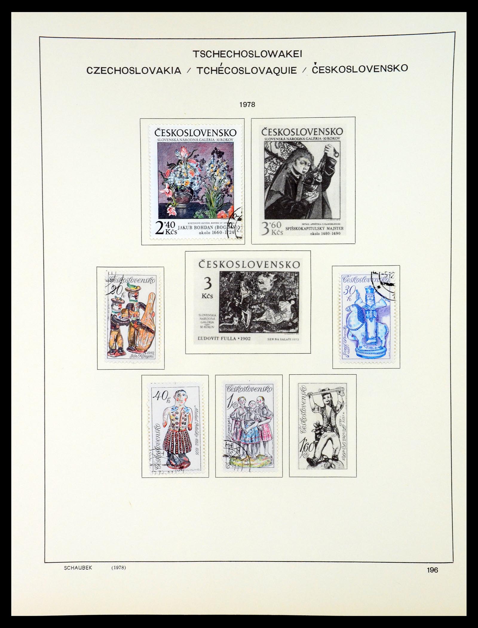 35154 268 - Postzegelverzameling 35154 Tsjechoslowakije 1918-1981.