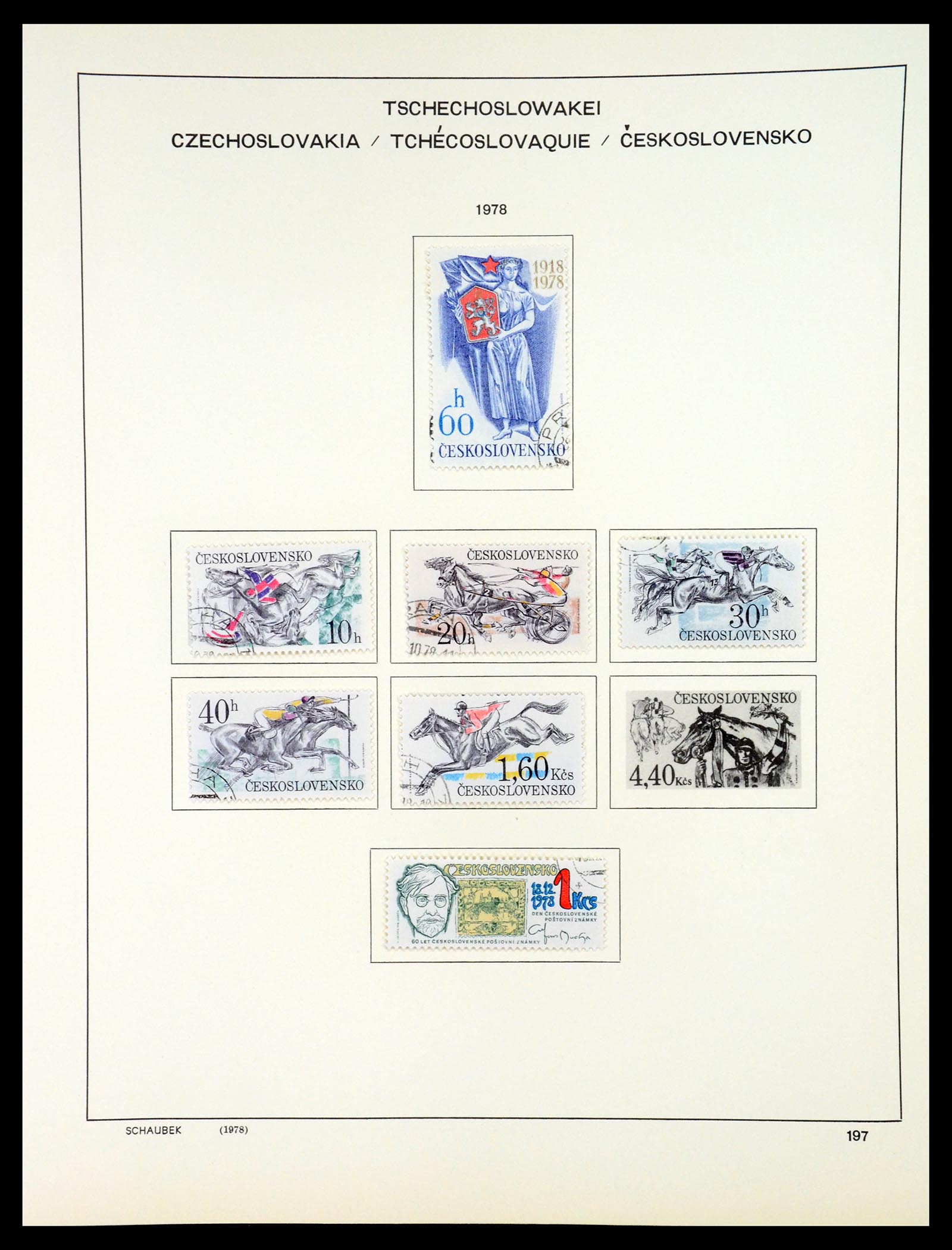 35154 269 - Postzegelverzameling 35154 Tsjechoslowakije 1918-1981.