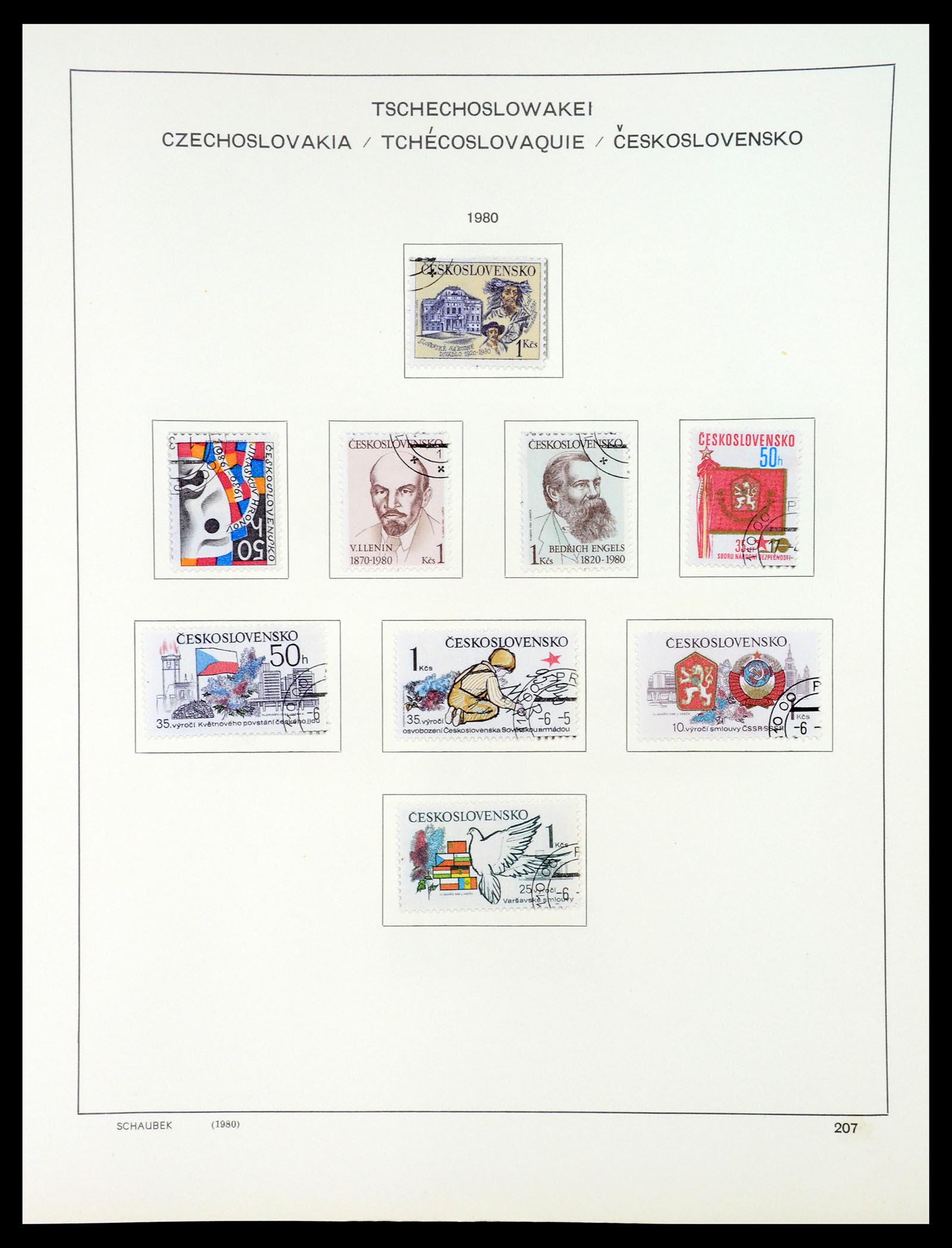 35154 279 - Postzegelverzameling 35154 Tsjechoslowakije 1918-1981.