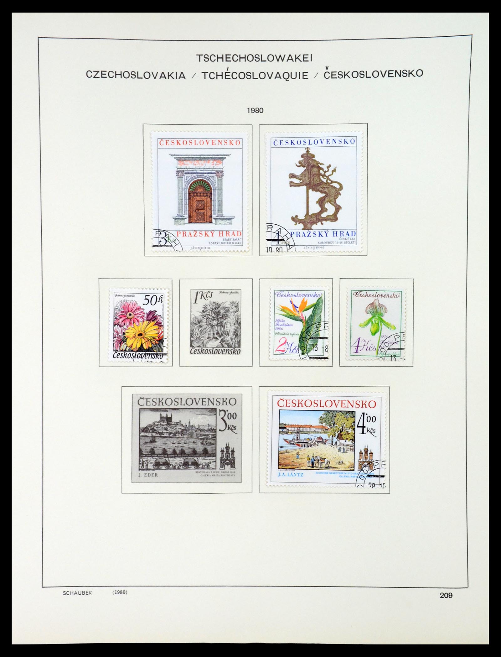 35154 281 - Postzegelverzameling 35154 Tsjechoslowakije 1918-1981.