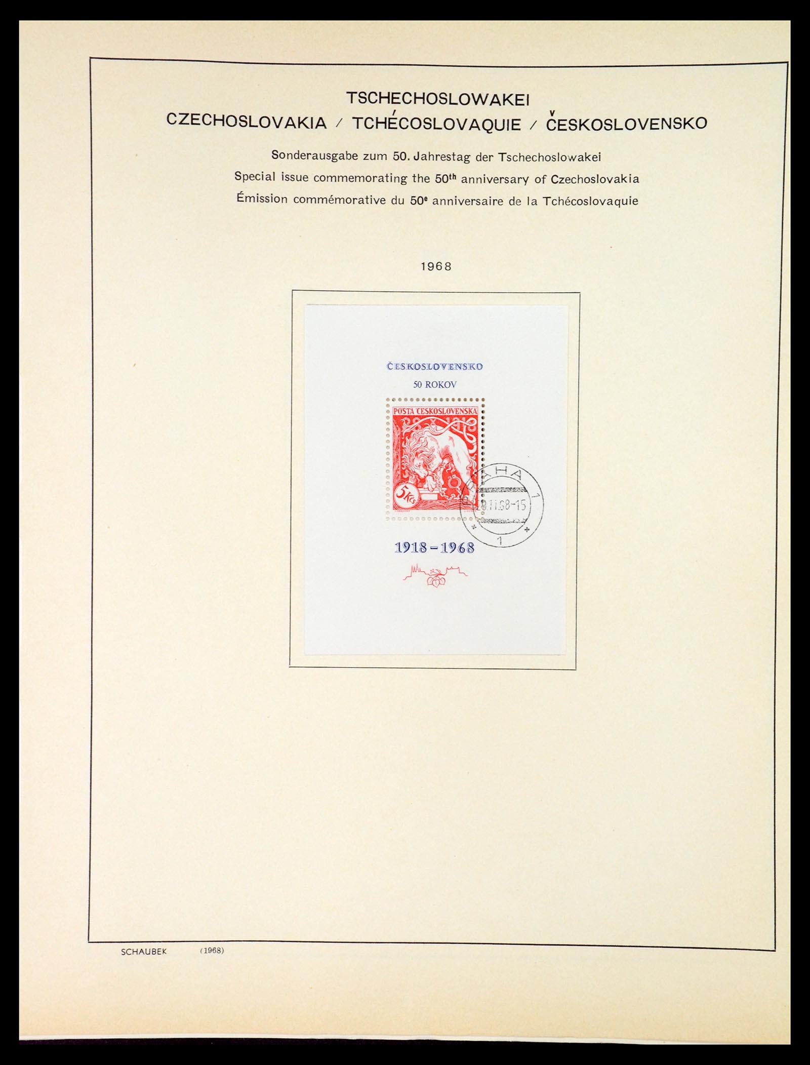 35154 289 - Postzegelverzameling 35154 Tsjechoslowakije 1918-1981.