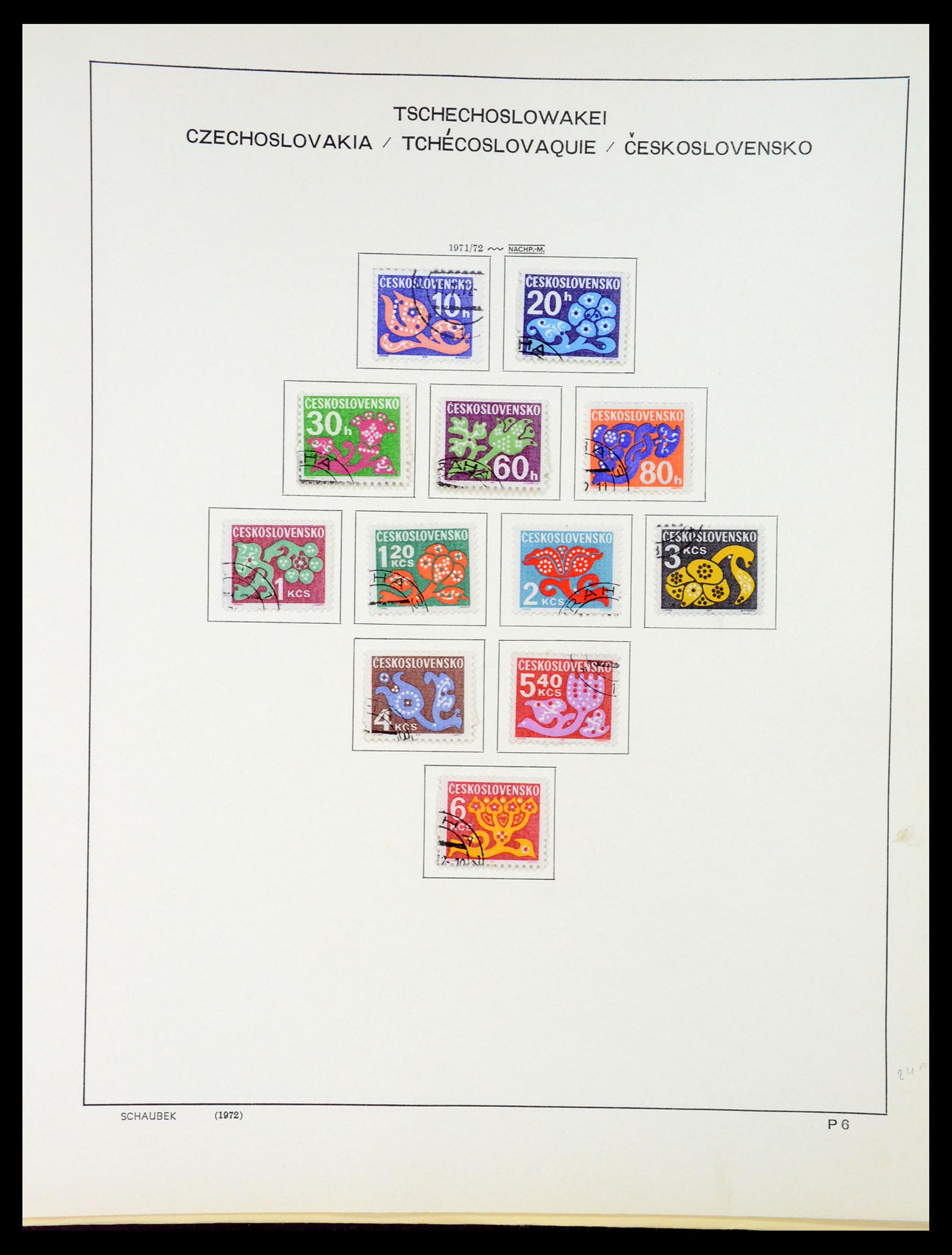 35154 293 - Postzegelverzameling 35154 Tsjechoslowakije 1918-1981.