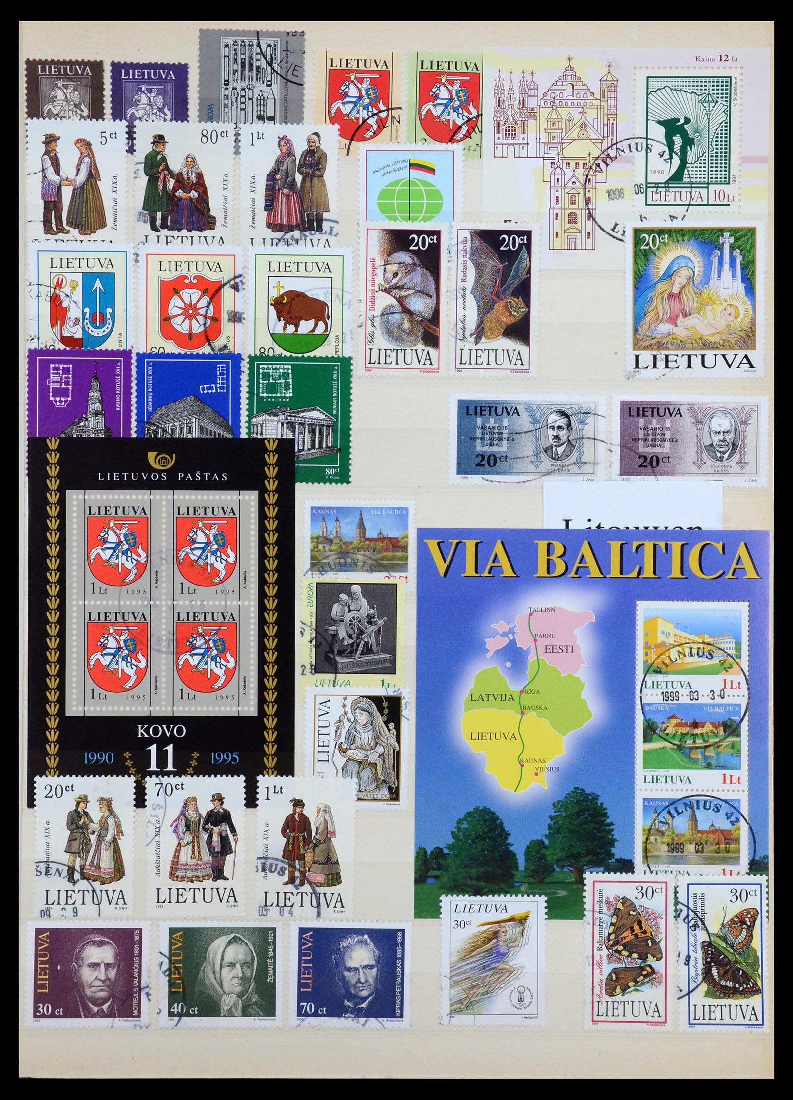 35162 003 - Postzegelverzameling 35162 Baltische Staten 1919-1999.