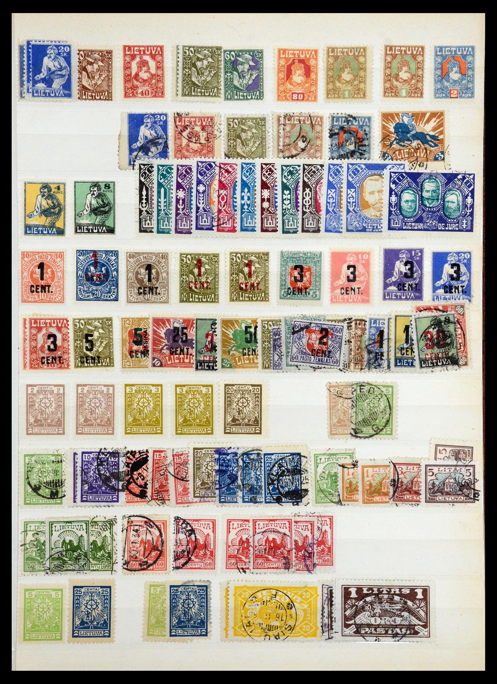 35162 007 - Postzegelverzameling 35162 Baltische Staten 1919-1999.