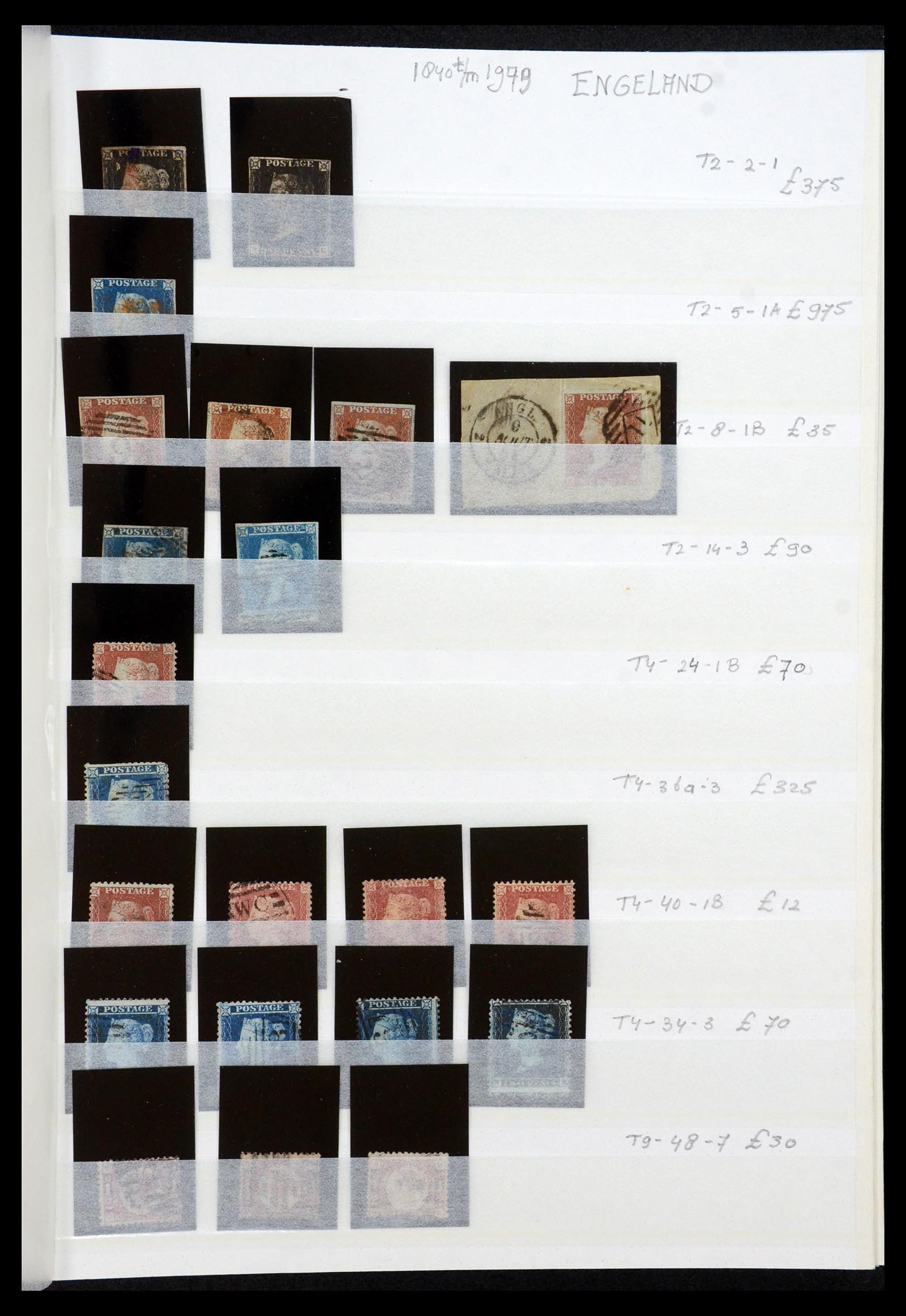35163 001 - Postzegelverzameling 35163 Engeland 1840-1980.