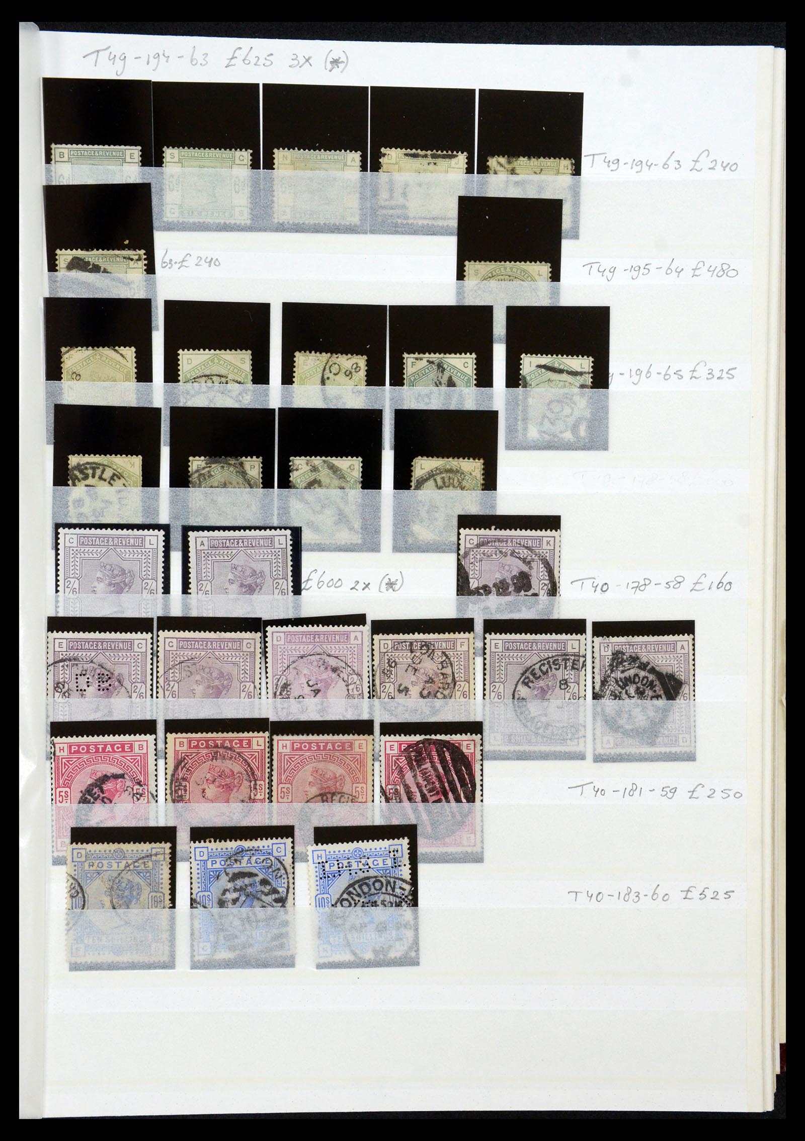 35163 009 - Postzegelverzameling 35163 Engeland 1840-1980.