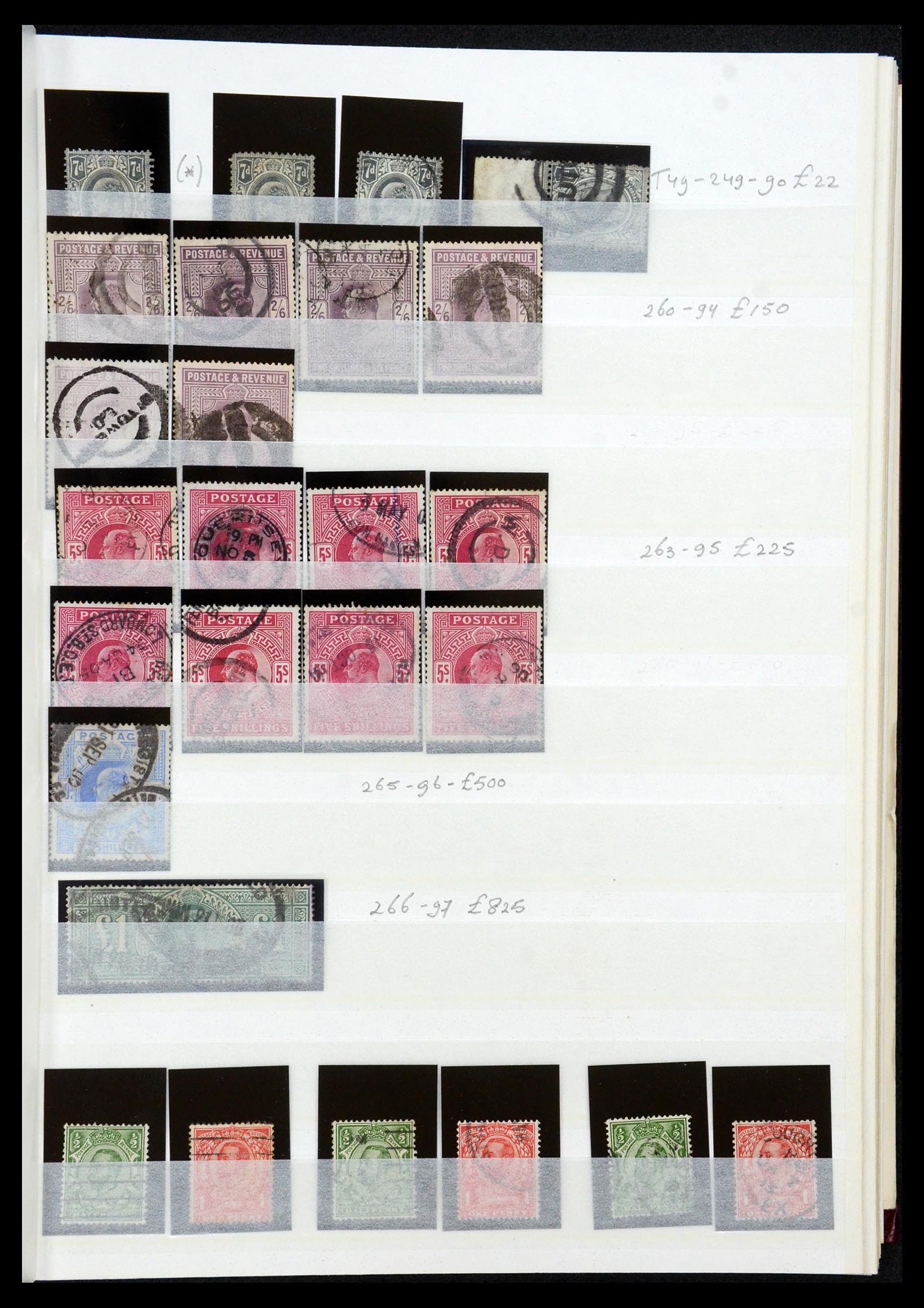 35163 013 - Postzegelverzameling 35163 Engeland 1840-1980.