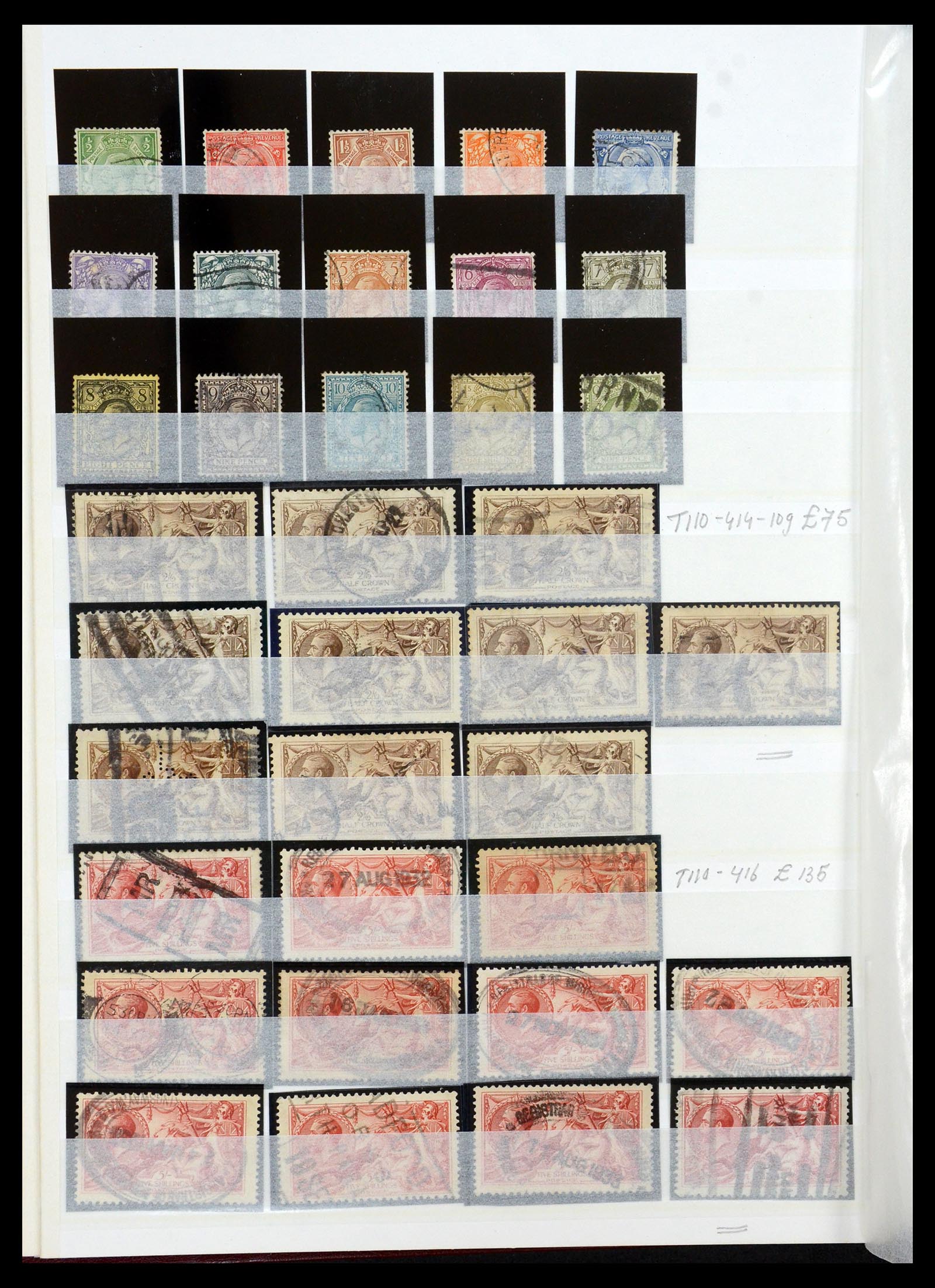 35163 014 - Postzegelverzameling 35163 Engeland 1840-1980.